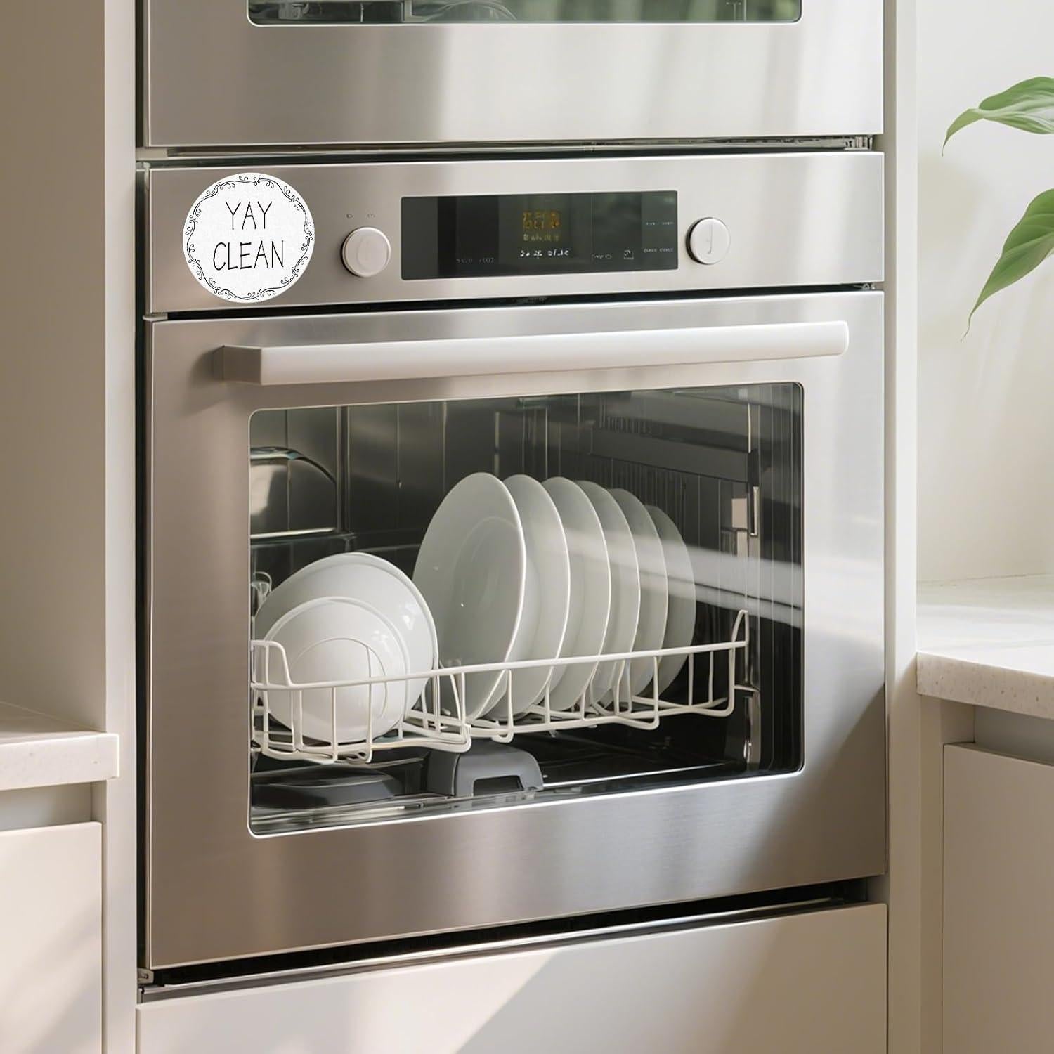 Imán de Lavavajillas Limpio Sucio Anobell 12.7 cm Doble Cara