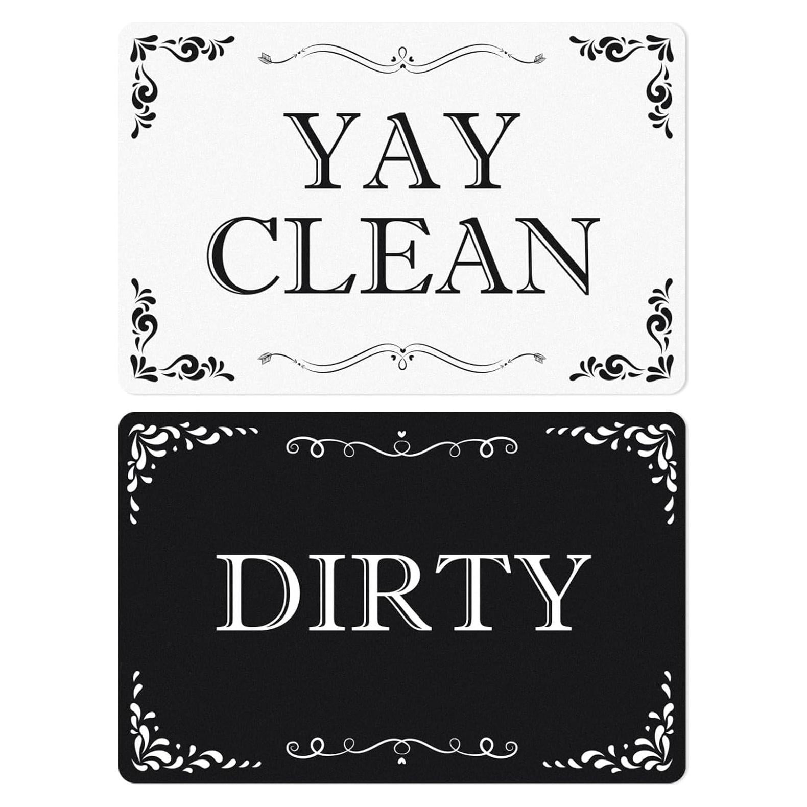 Imán de Lavavajillas Limpio Sucio Anobell 12.7 x 7.6 cm