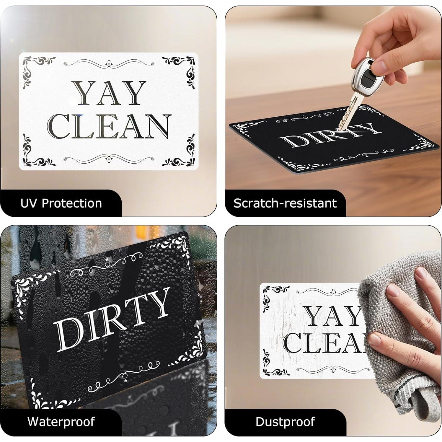 Imán de Lavavajillas Limpio Sucio Anobell 12.7 x 7.6 cm