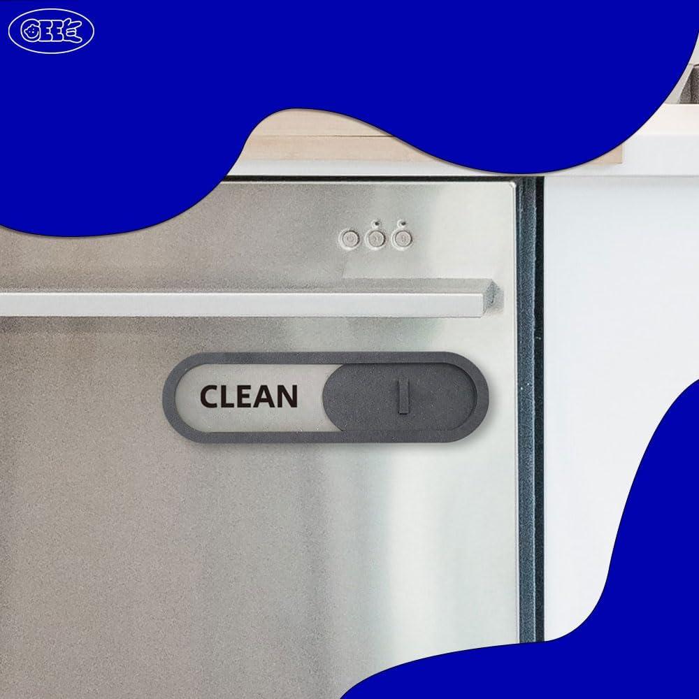 Señal Deslizante Lavavajillas Limpio Sucio GEEKBEAR MDF 19x5.5cm