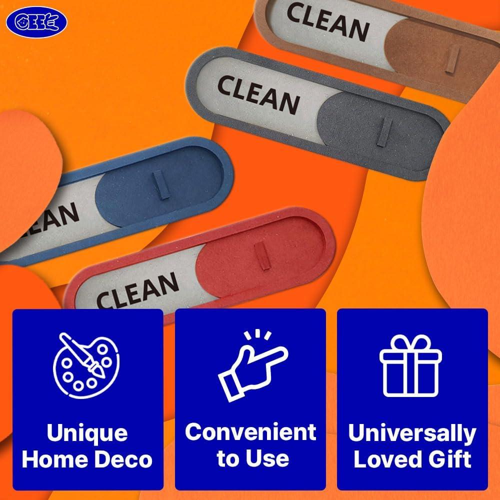 Señal Deslizante Lavavajillas Limpio Sucio GEEKBEAR MDF 19x5.5cm