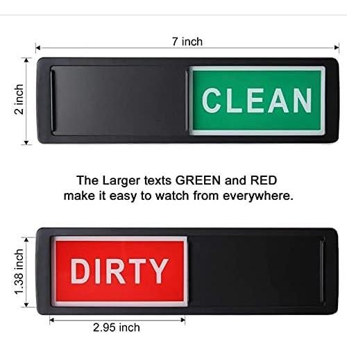 Imán de Lavavajillas Lissaberg Limpio Sucio Negro