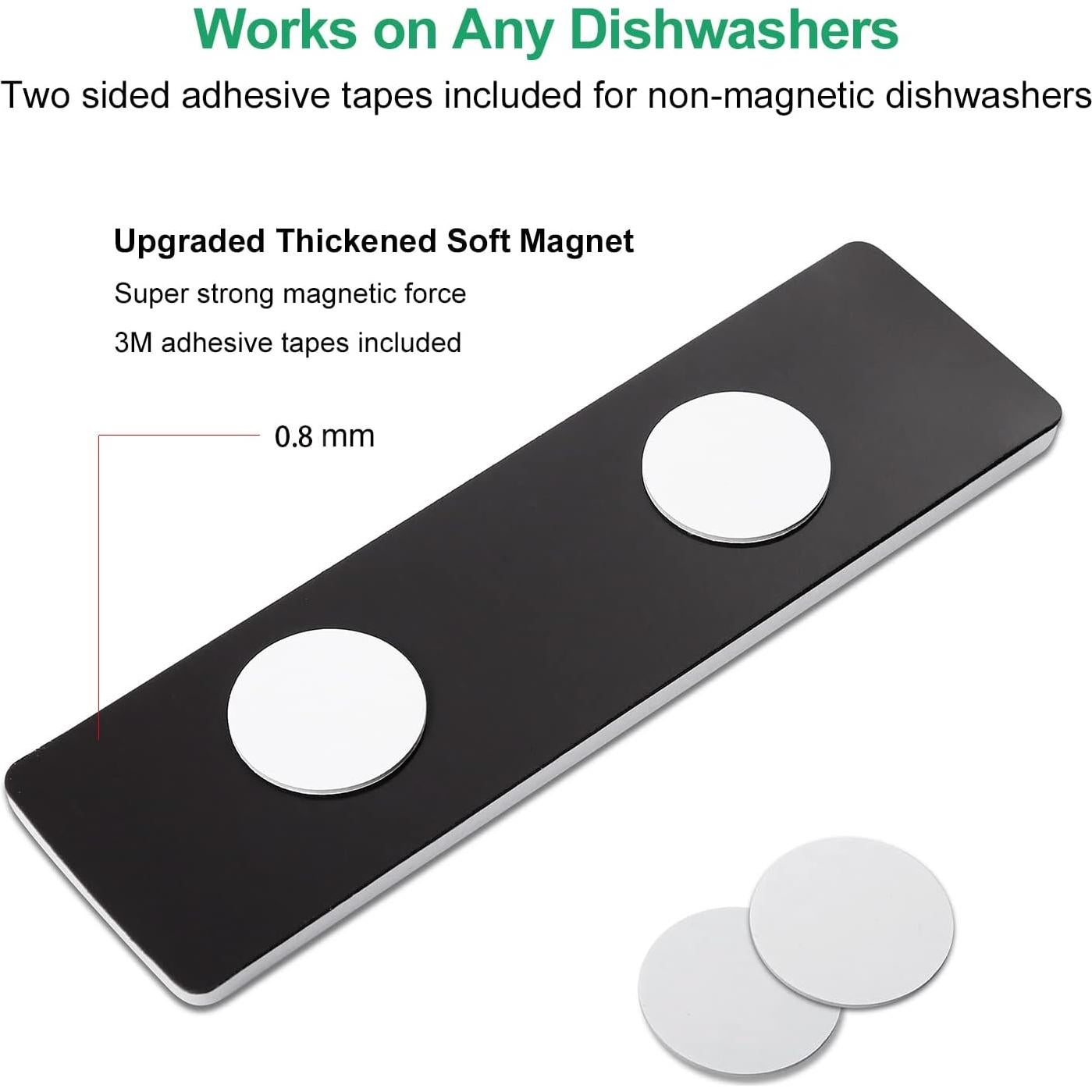 Imán de Lavavajillas Lissaberg Limpio Sucio Negro