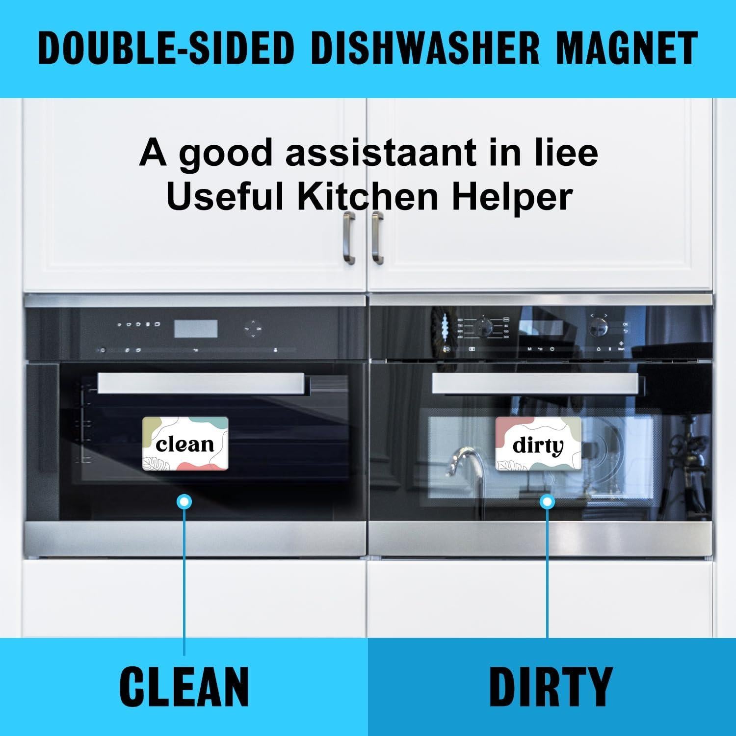 Imán Limpio Sucio KBWUZ para Refrigerador y Lavavajillas