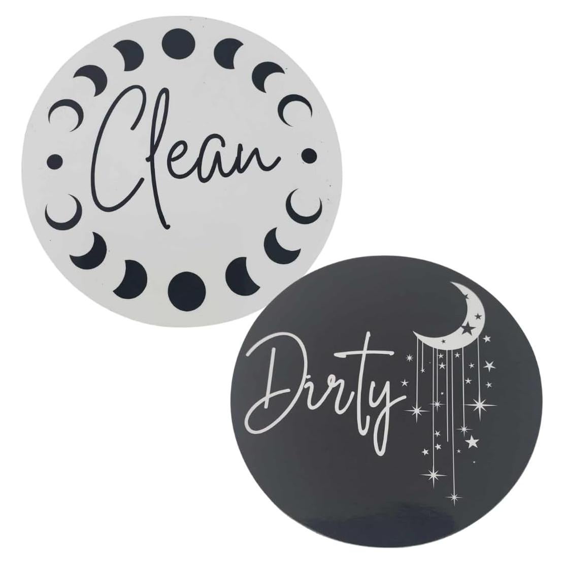 Imán de Lavavajillas Limpio Sucio Pretty Inappropriate 8.89 cm
