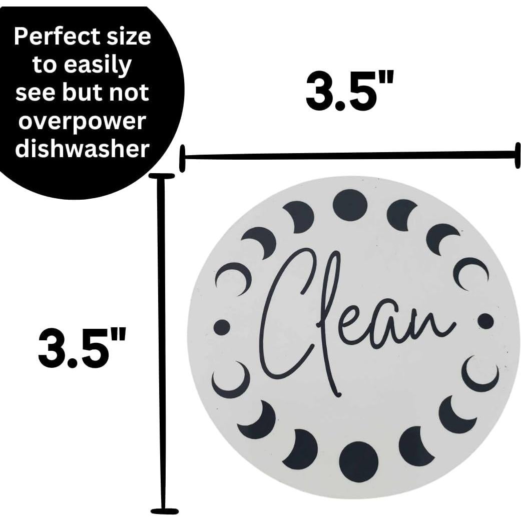 Imán de Lavavajillas Limpio Sucio Pretty Inappropriate 8.89 cm