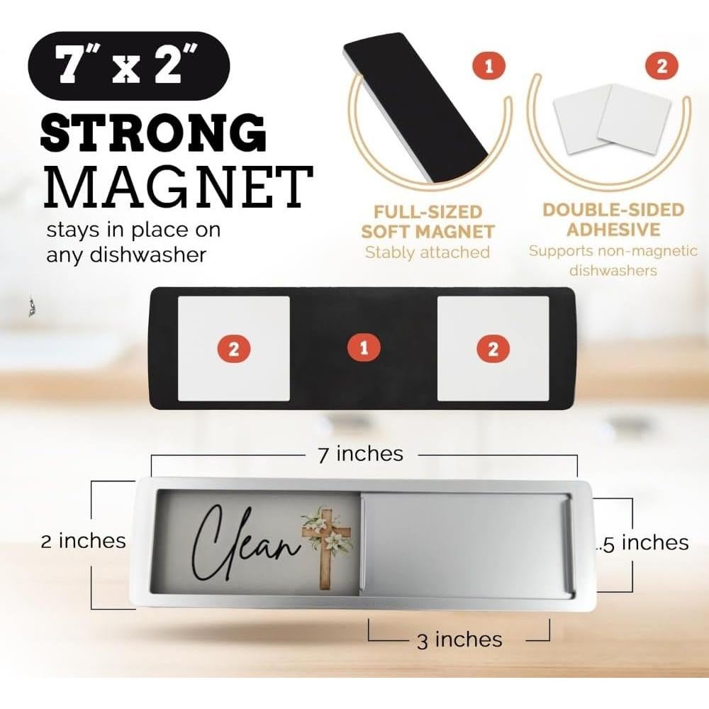 Imán de Lavavajillas Limpio Sucio Pretty Inappropriate 17.8x5.1cm