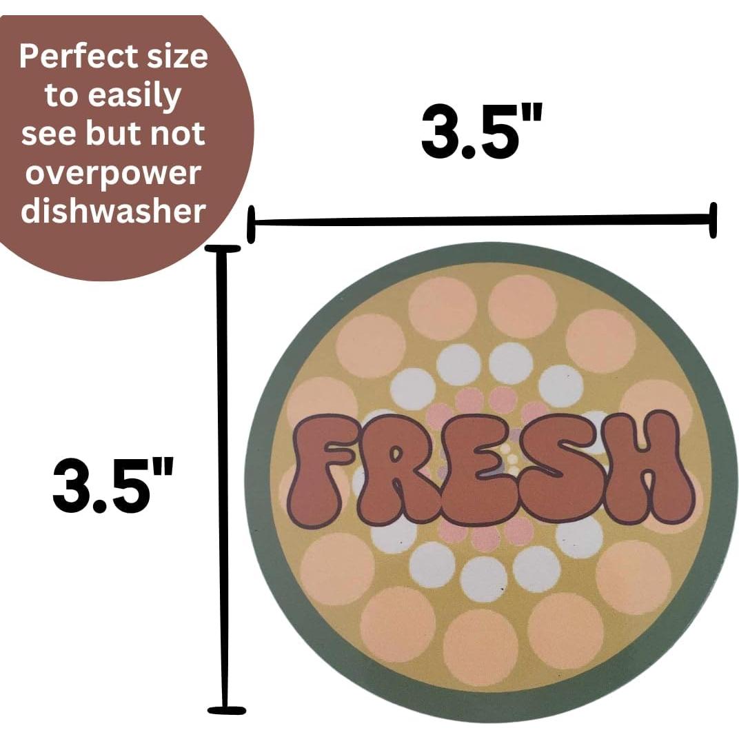 Imán Divertido Limpio Sucio para Lavavajillas Bastante Inapropiado