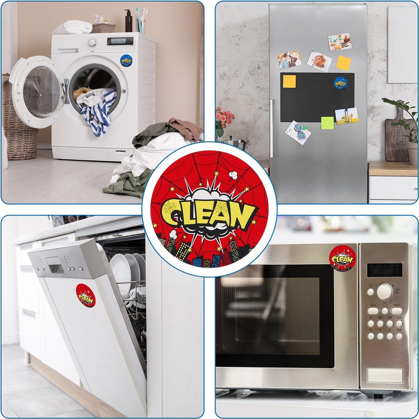 Imán de Lavavajillas Doble Cara SAVITA 9x9cm Limpio Sucio