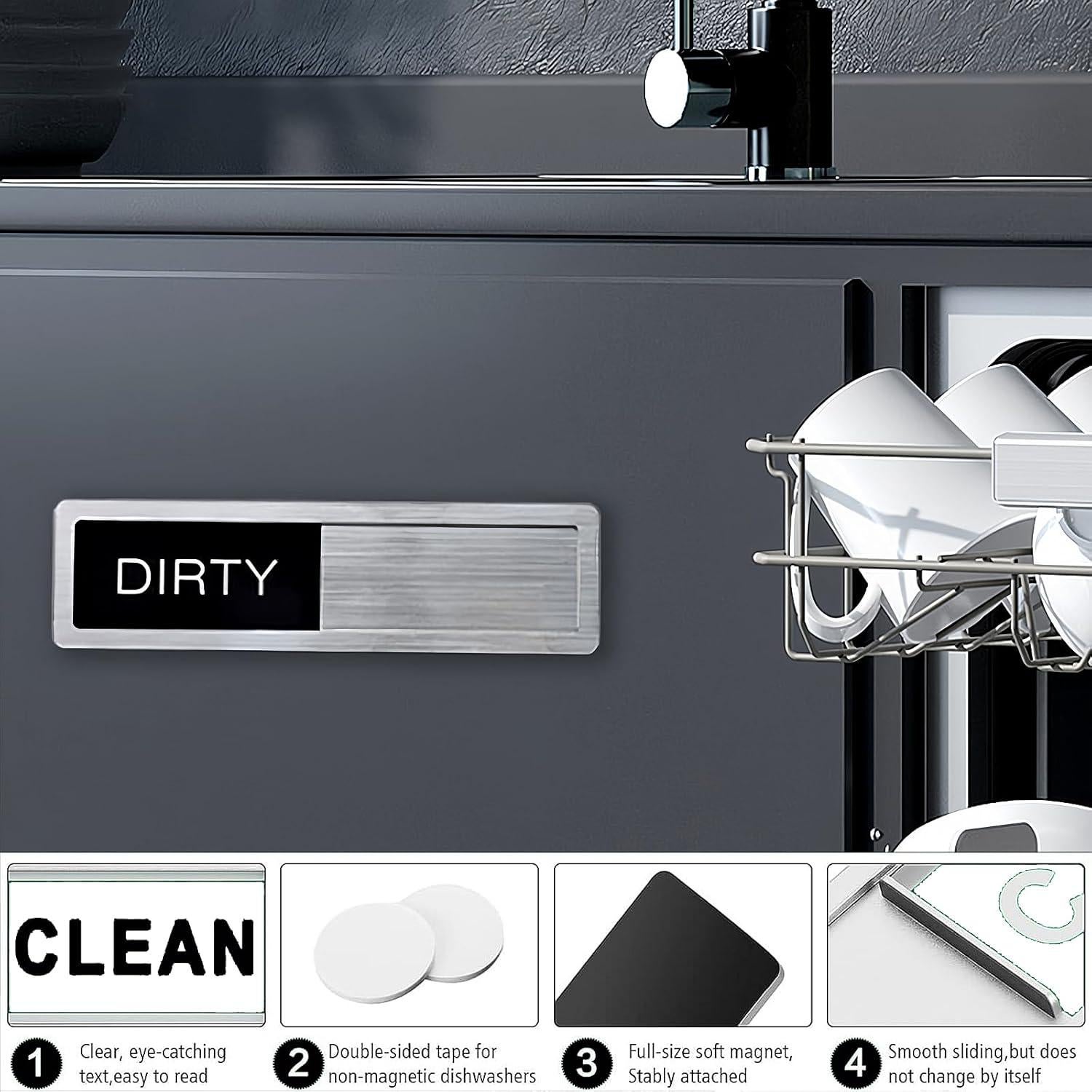 Set de 2 Imán de Lavavajillas Limpio Sucio WABIWABI@HOME