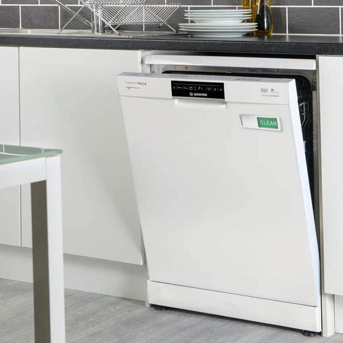 Indicador Limpio Sucio Magnético TabEnter 17.78x5.08cm Plateado