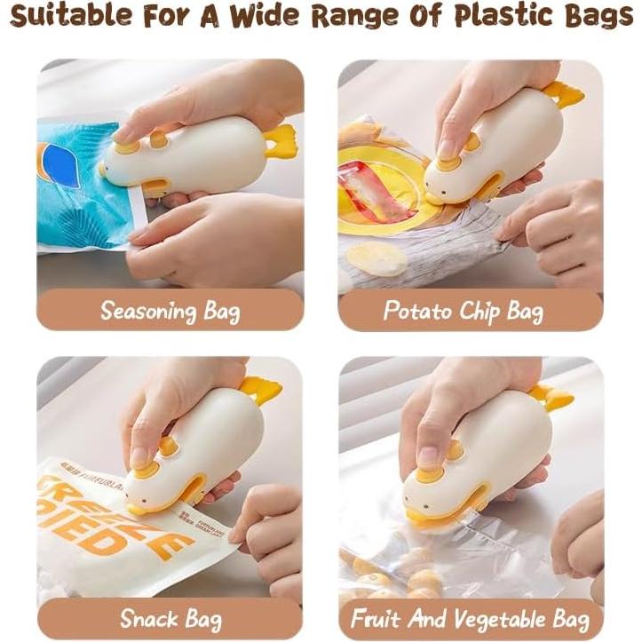 Sellador de bolsas 3 en 1 WeelenkEco Mini Recargable USB