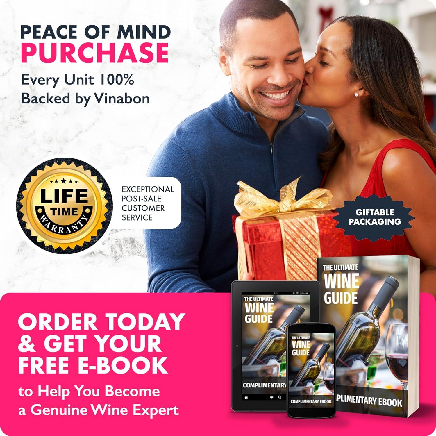 Aerador de Vino Vinabon PWA - Decantador Profesional 2023