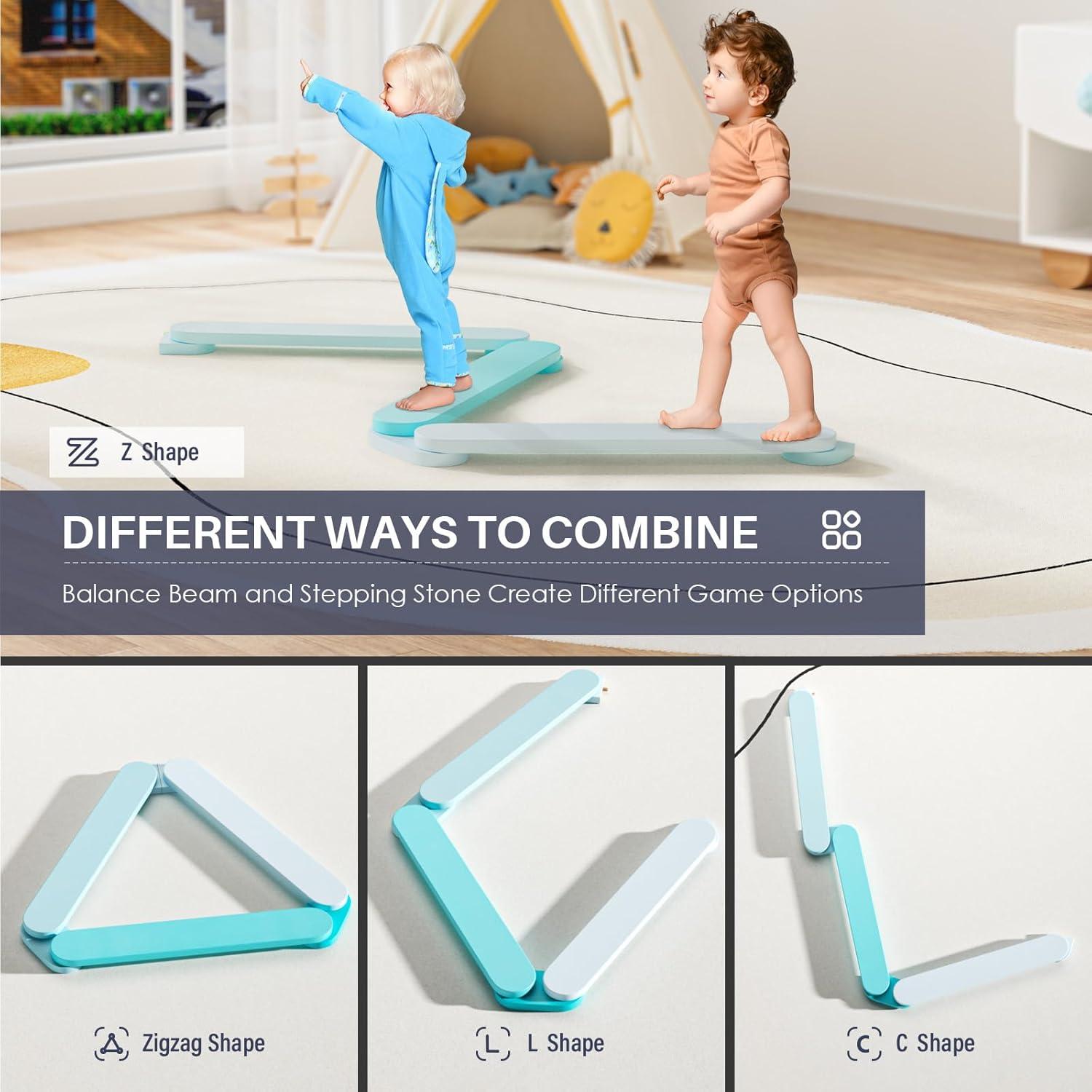 Conjunto de Escalada Triangular BlueWood Pikler para Niños