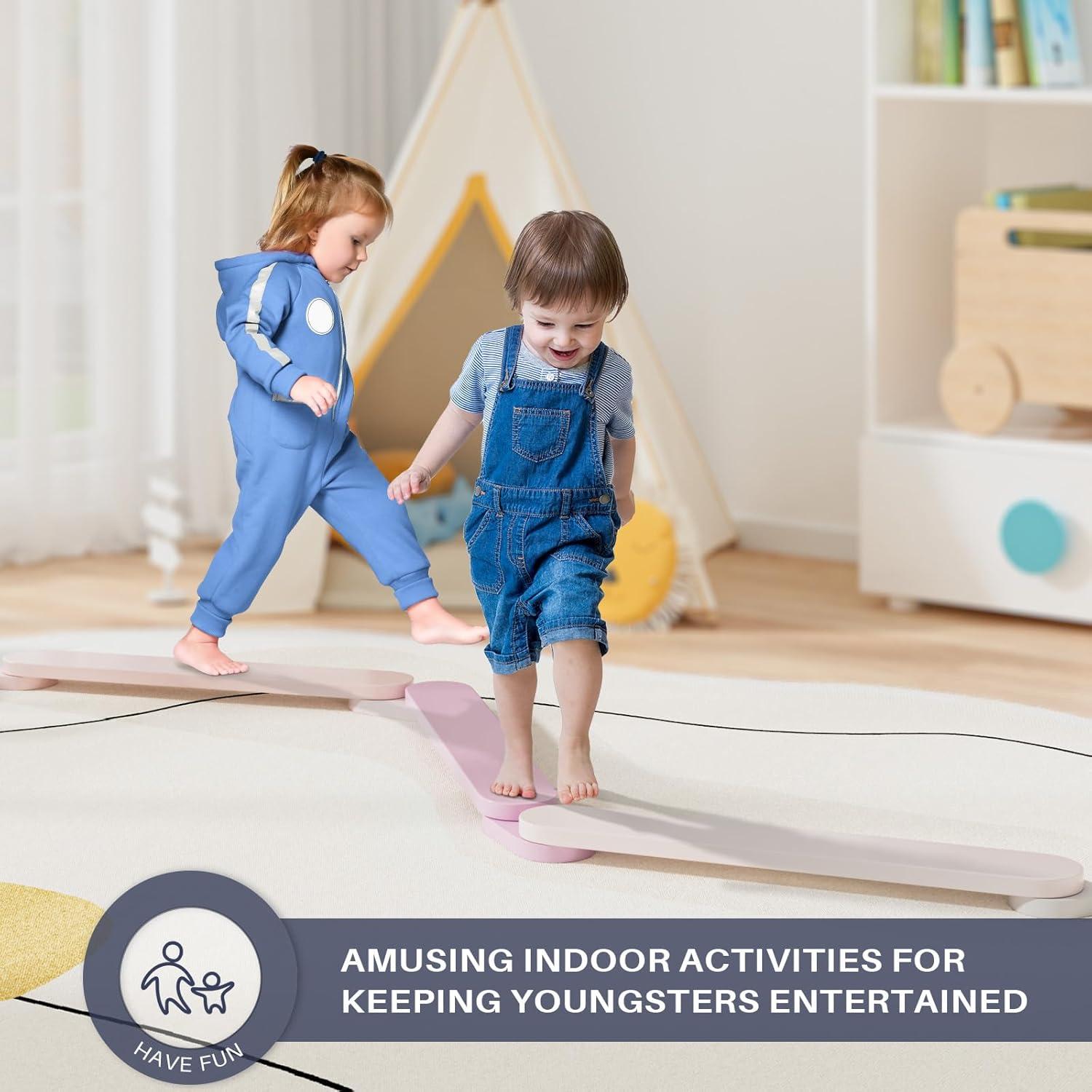 Conjunto Triángulo Pikler BlueWood con Viga de Equilibrio 3-5 Años