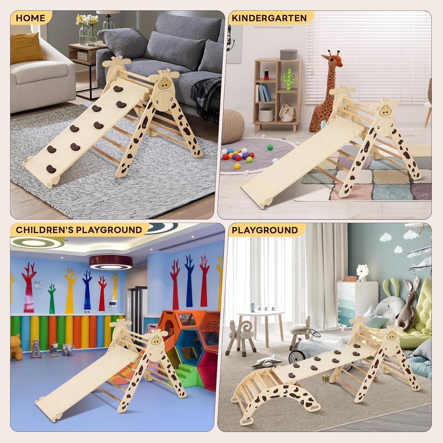 Conjunto Triángulo Pikler FAHKNS 5 en 1 para Niños