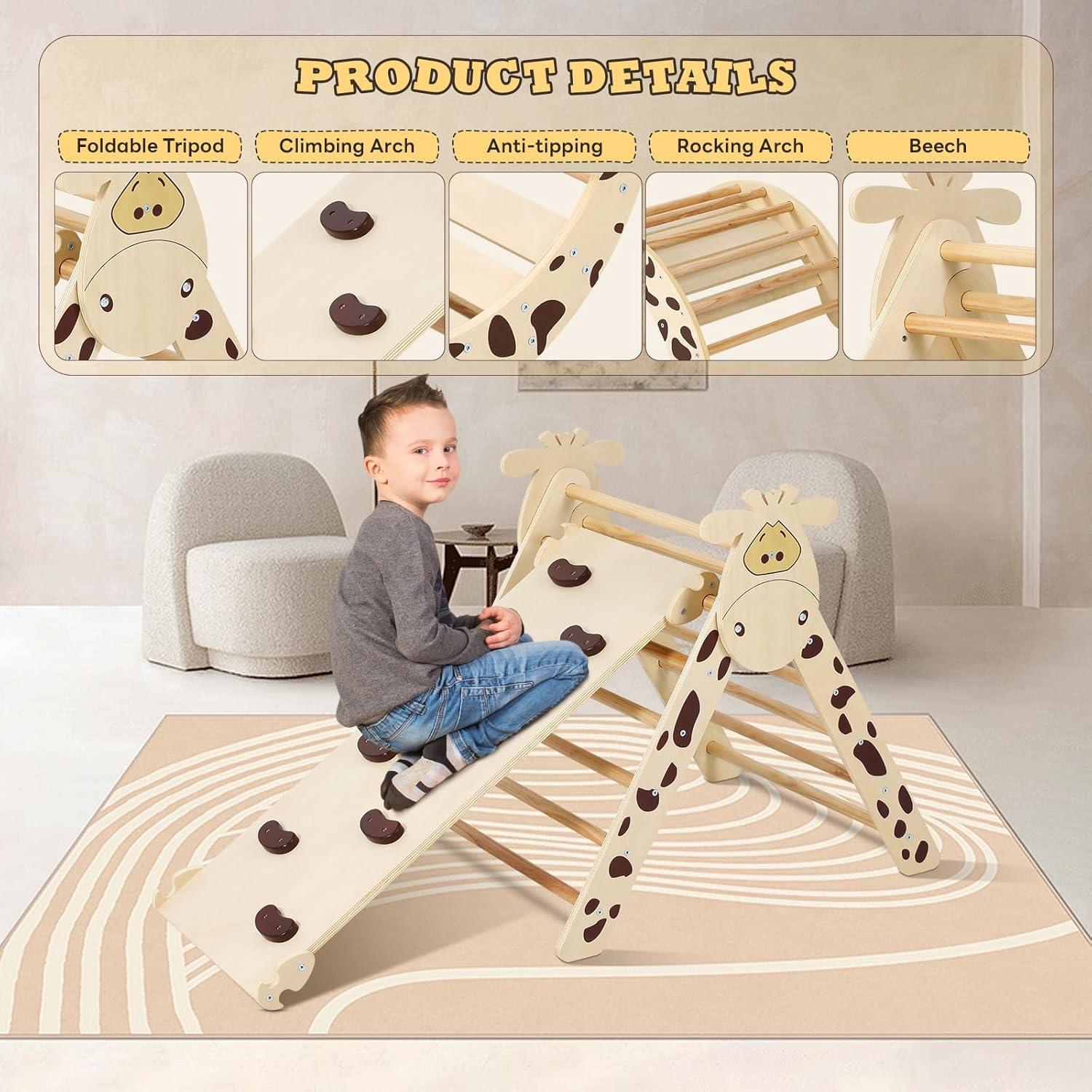 Conjunto Triángulo Pikler FAHKNS 5 en 1 para Niños