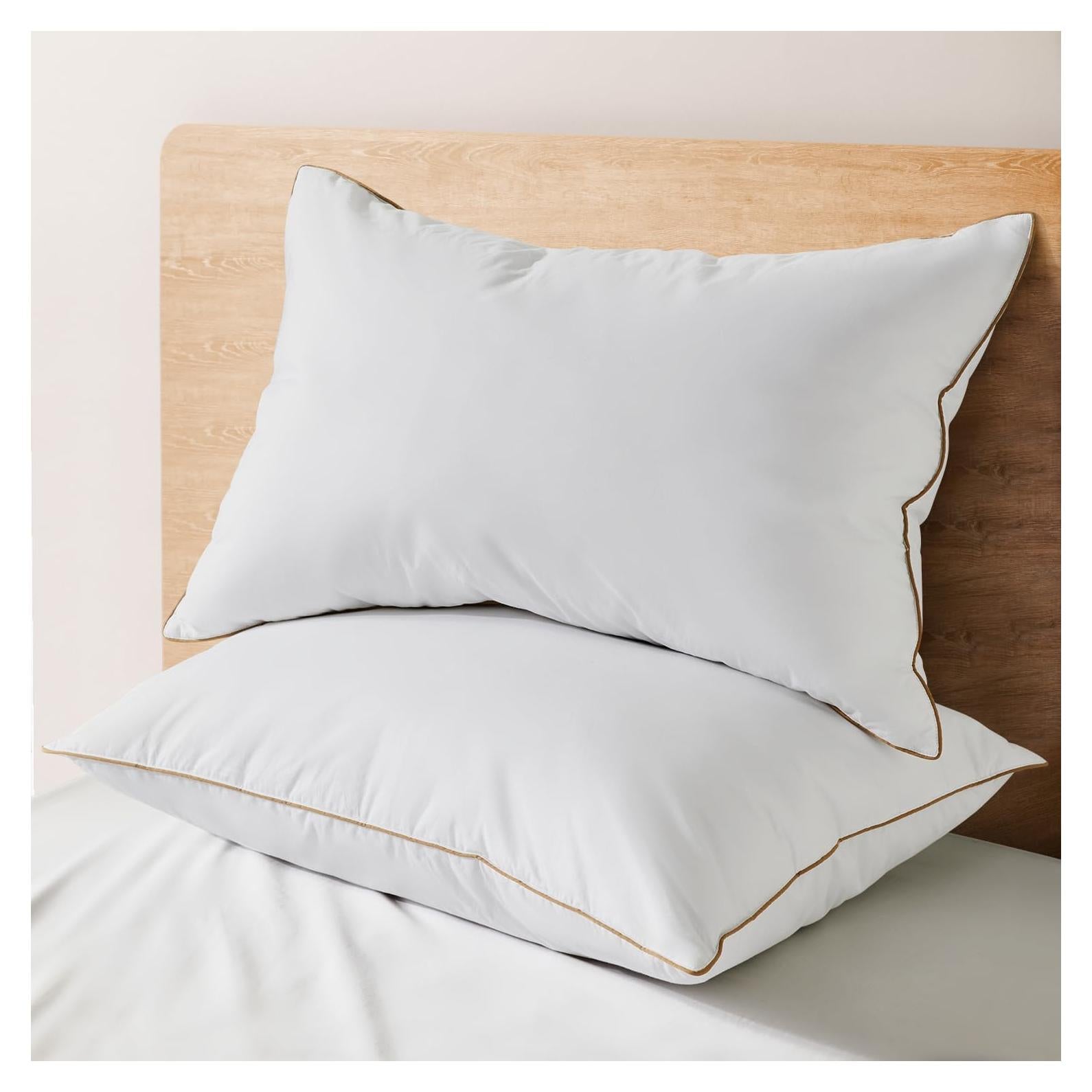 Juego de 2 almohadas King Dreamhood de plumas y plumón