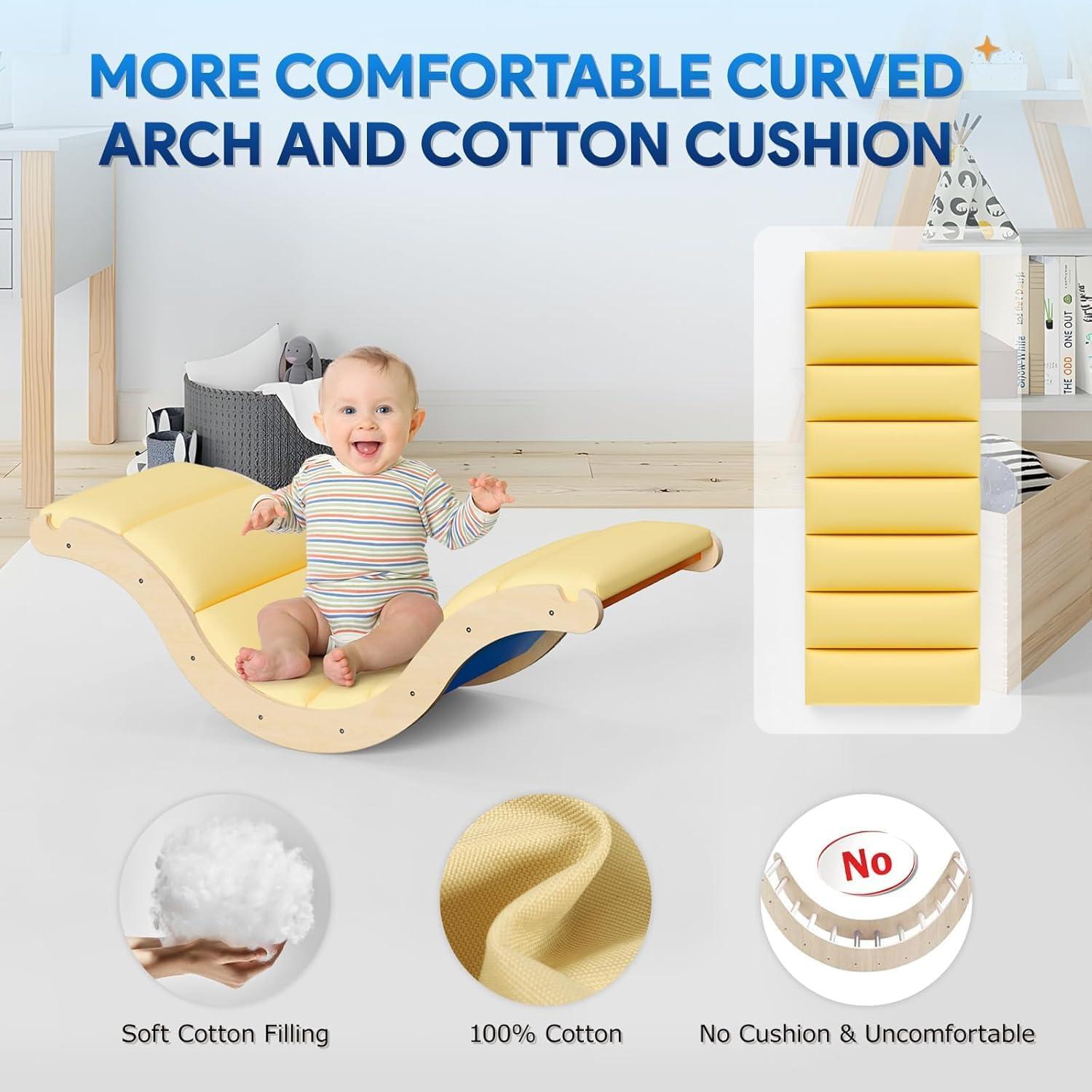 Conjunto de Triángulo Pikler KidsBuddy con Cojín 9.8 kg