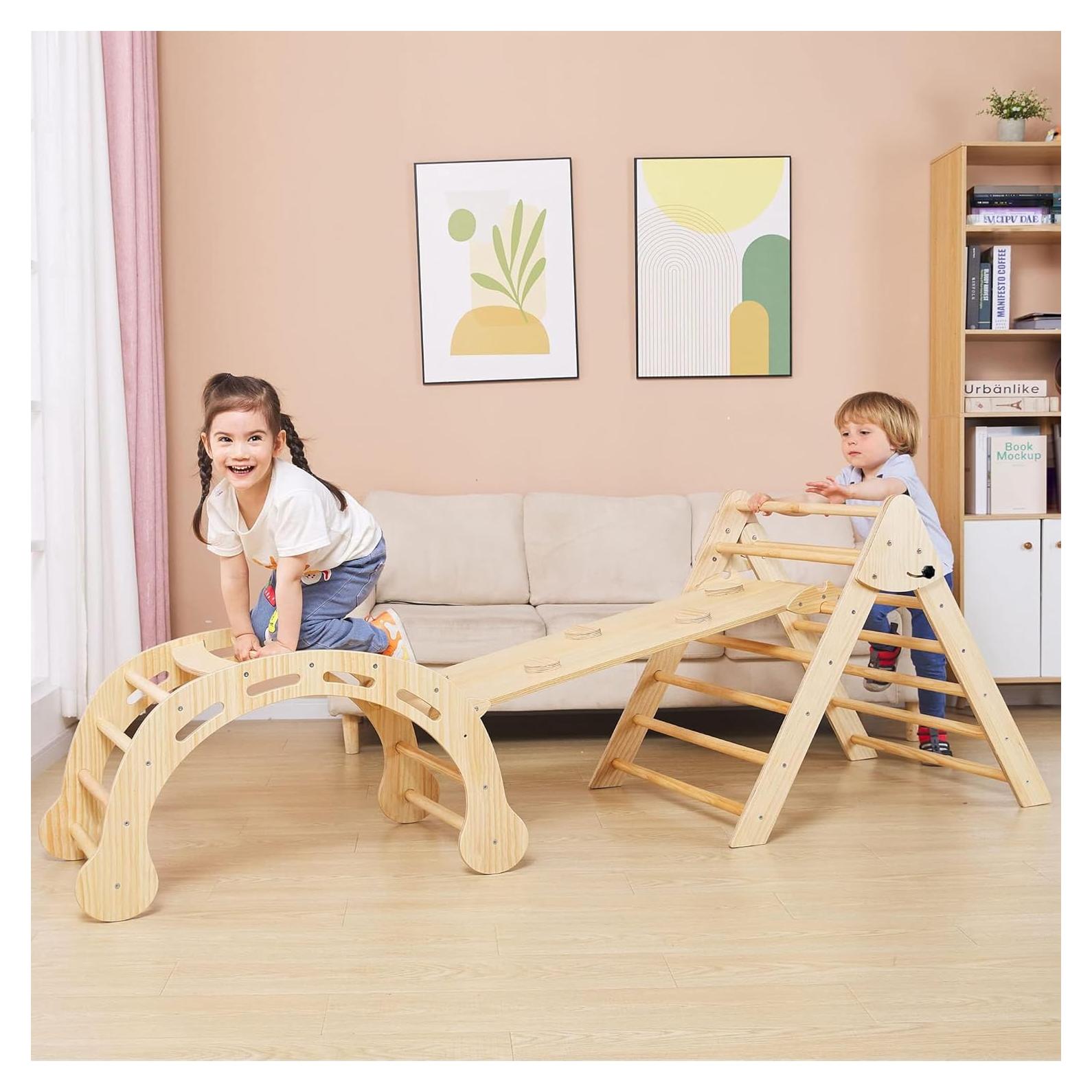 Conjunto de Escalada Pikler 8 en 1 FANABAS para Niños 1-7 Años