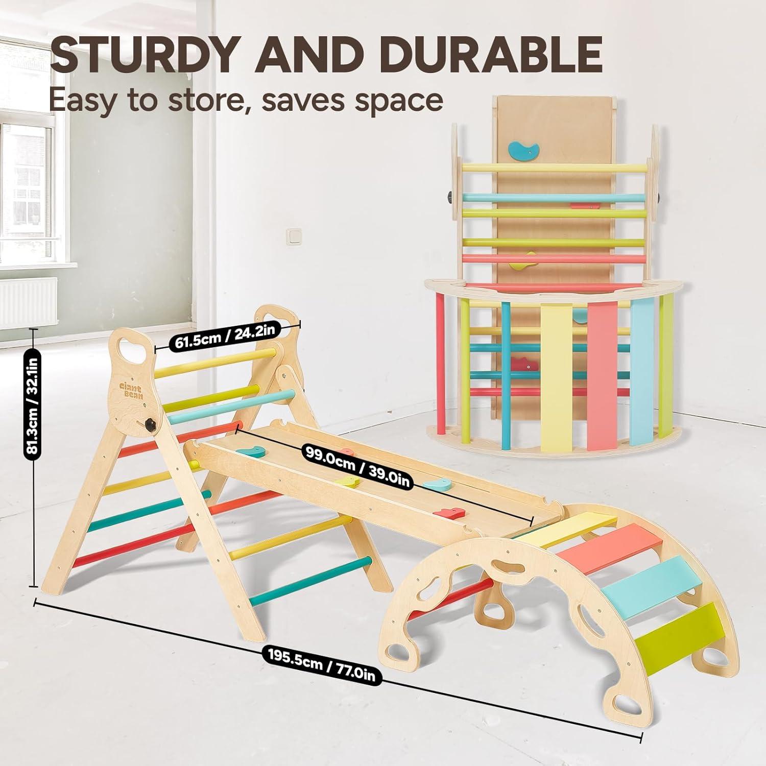 Conjunto de Escalada Pikler Goli Toys 7 en 1 para Niños