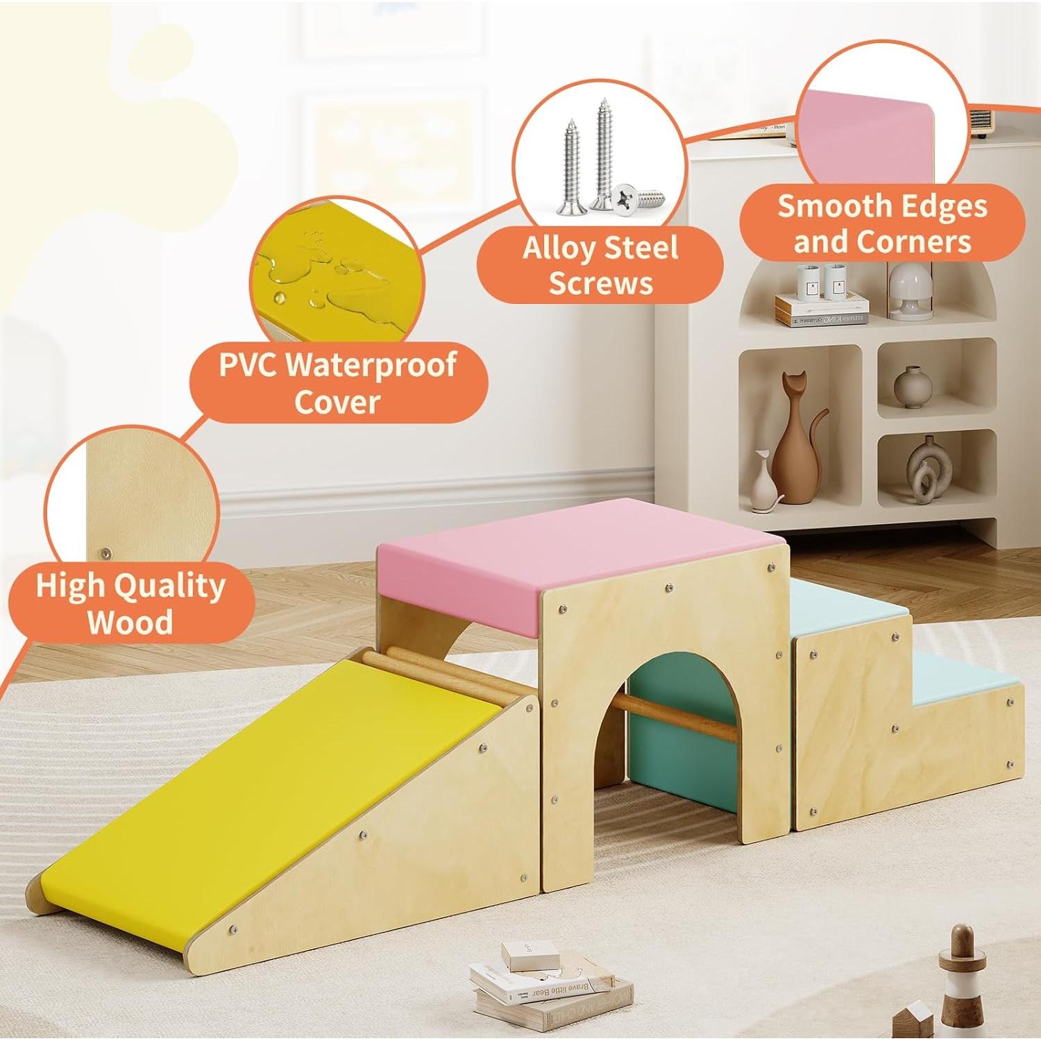 Conjunto de Escalada Pikler MOOITZ 3 en 1 para Niños