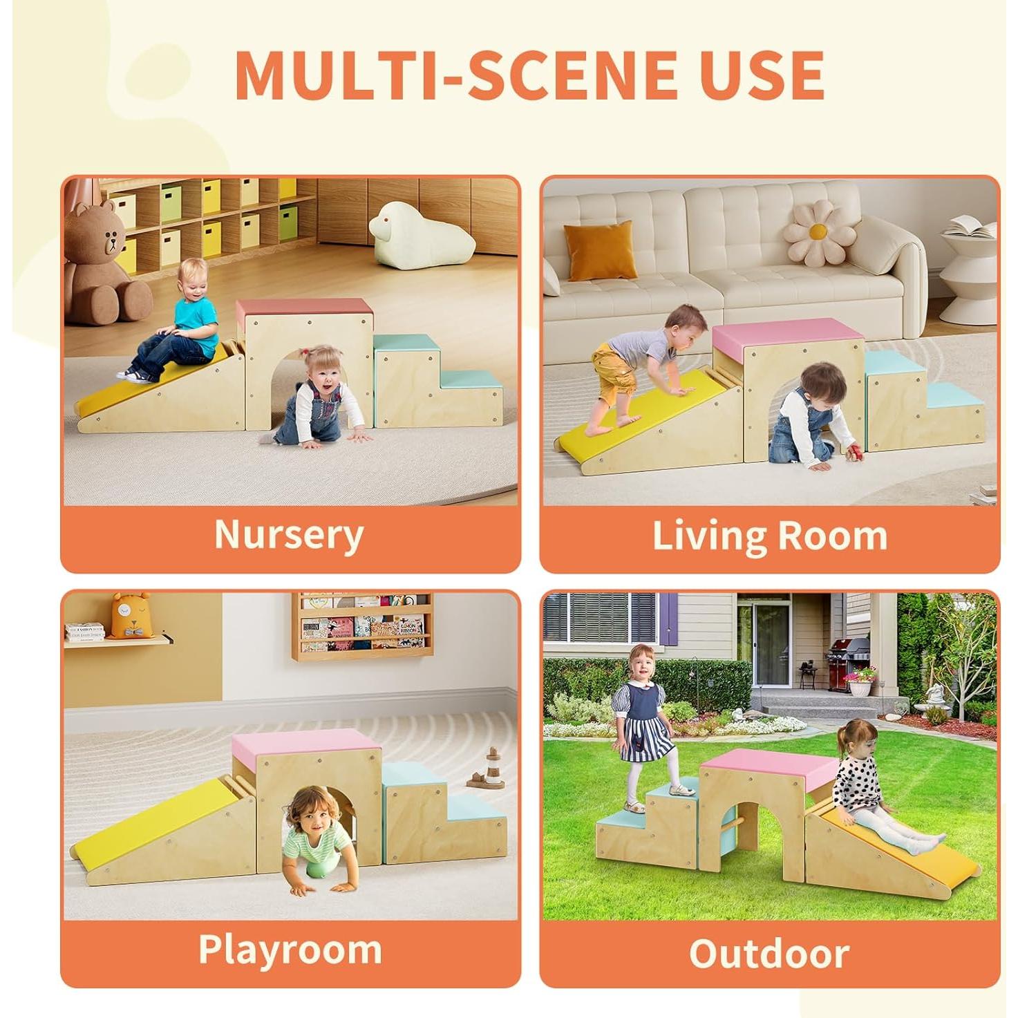 Conjunto de Escalada Pikler MOOITZ 3 en 1 para Niños