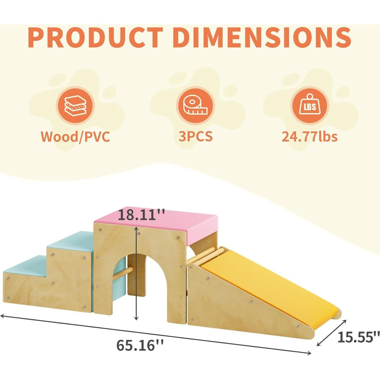 Conjunto de Escalada Pikler MOOITZ 3 en 1 para Niños