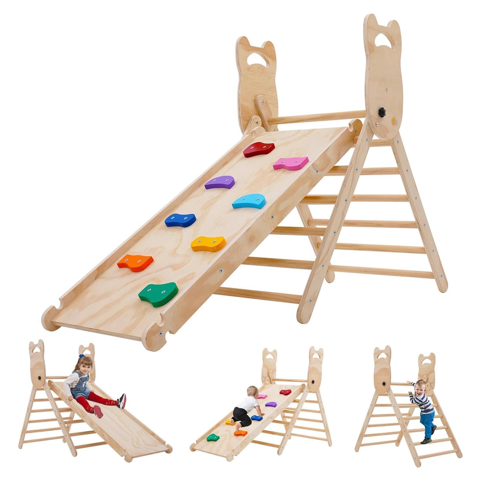 Conjunto Triángulo Pikler Maycoly - Gimnasio Escalada Plegable 9.17 kg