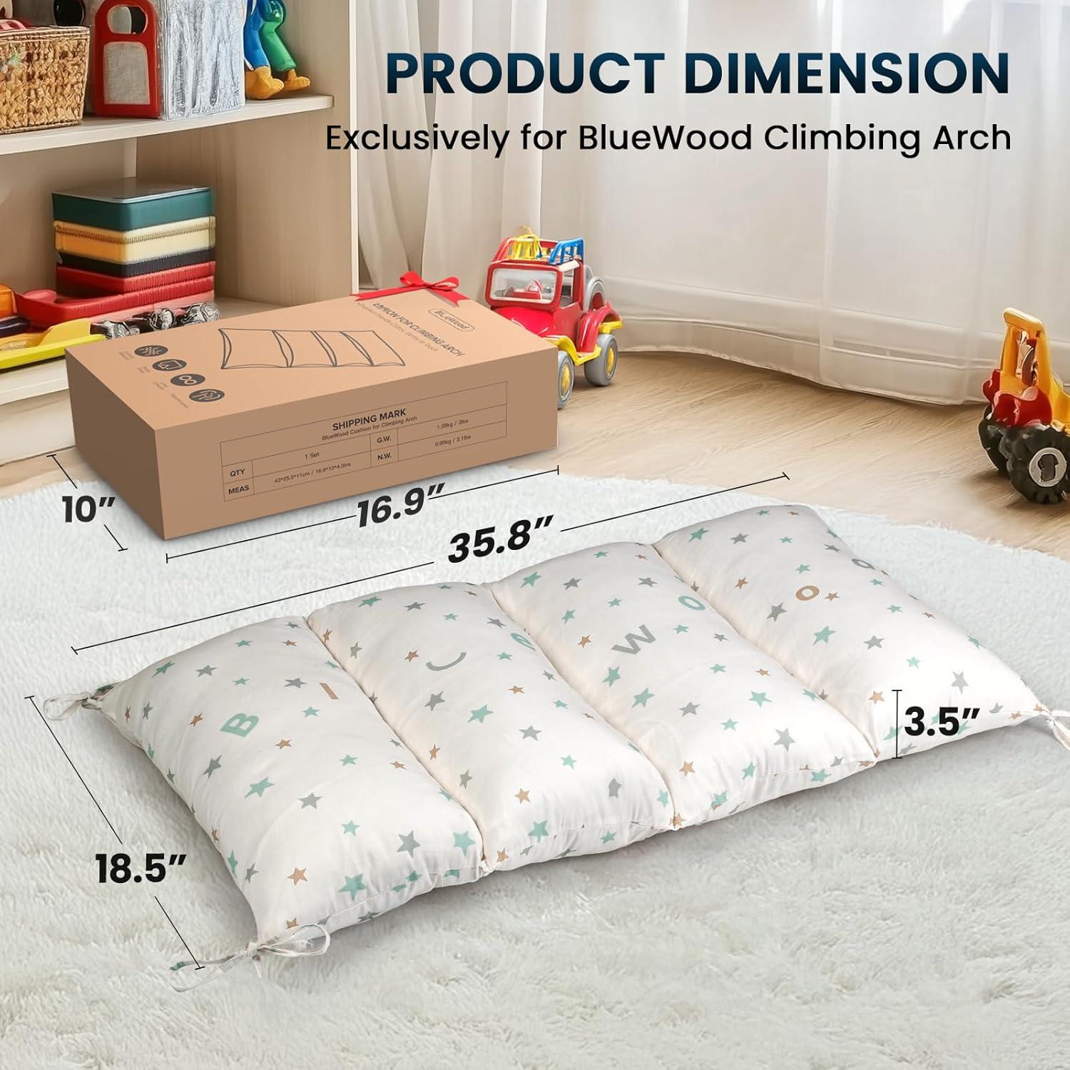 Cojín BlueWood para Arco de Escalada 91x46 cm Perla