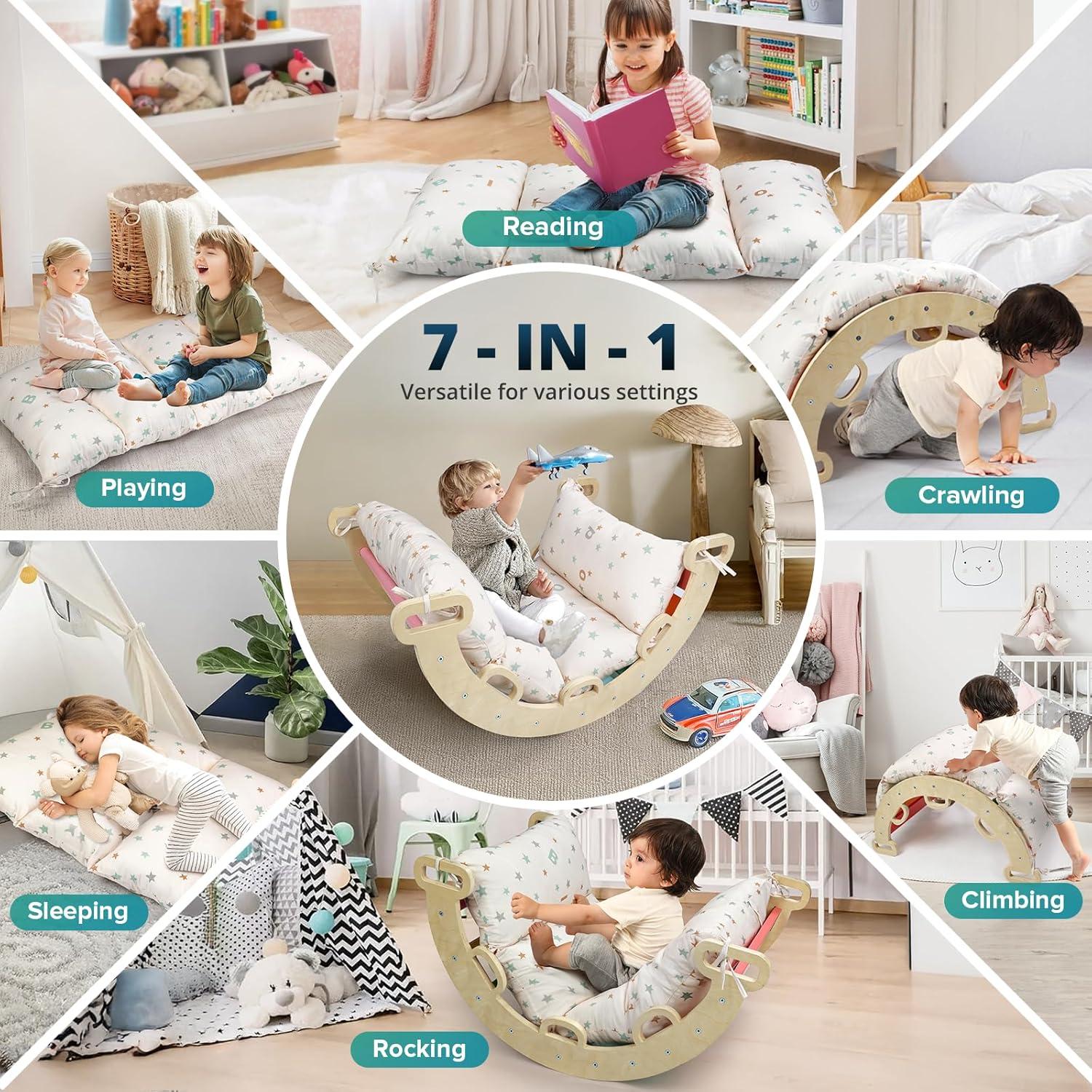 Cojín BlueWood para Arco de Escalada 91x46 cm Perla