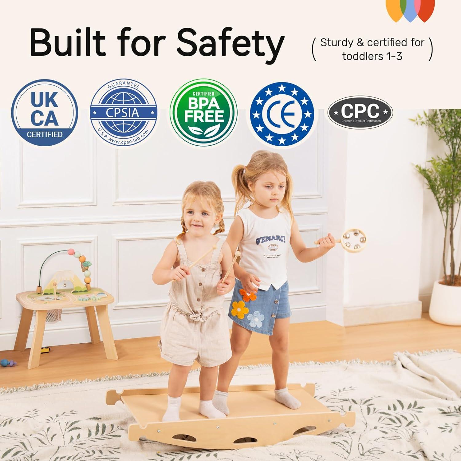 Conjunto Triángulo Pikler Wingyz con Cojín 8 en 1 para Bebés