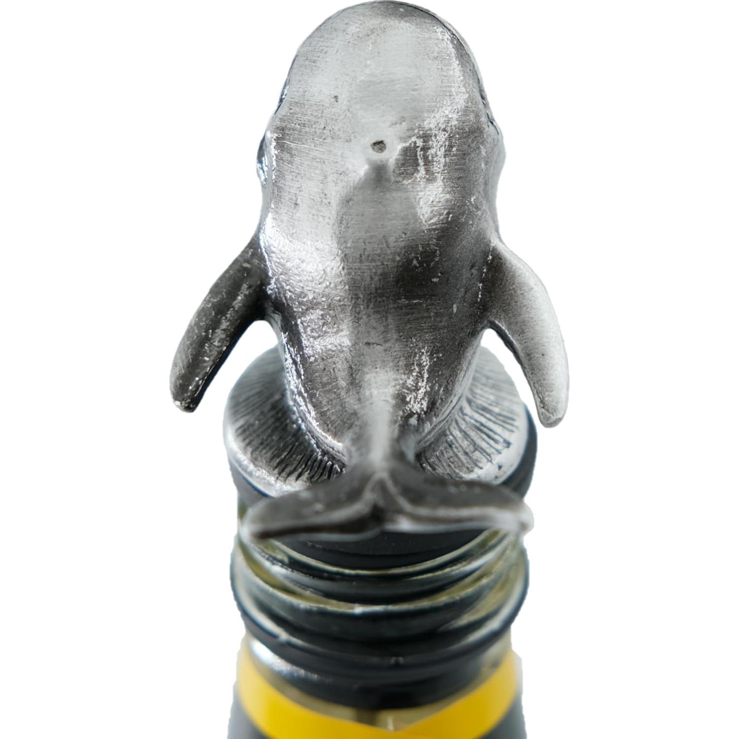 Aireador y Vertedor de Vino WOKHACH Ballena Gris Plateado