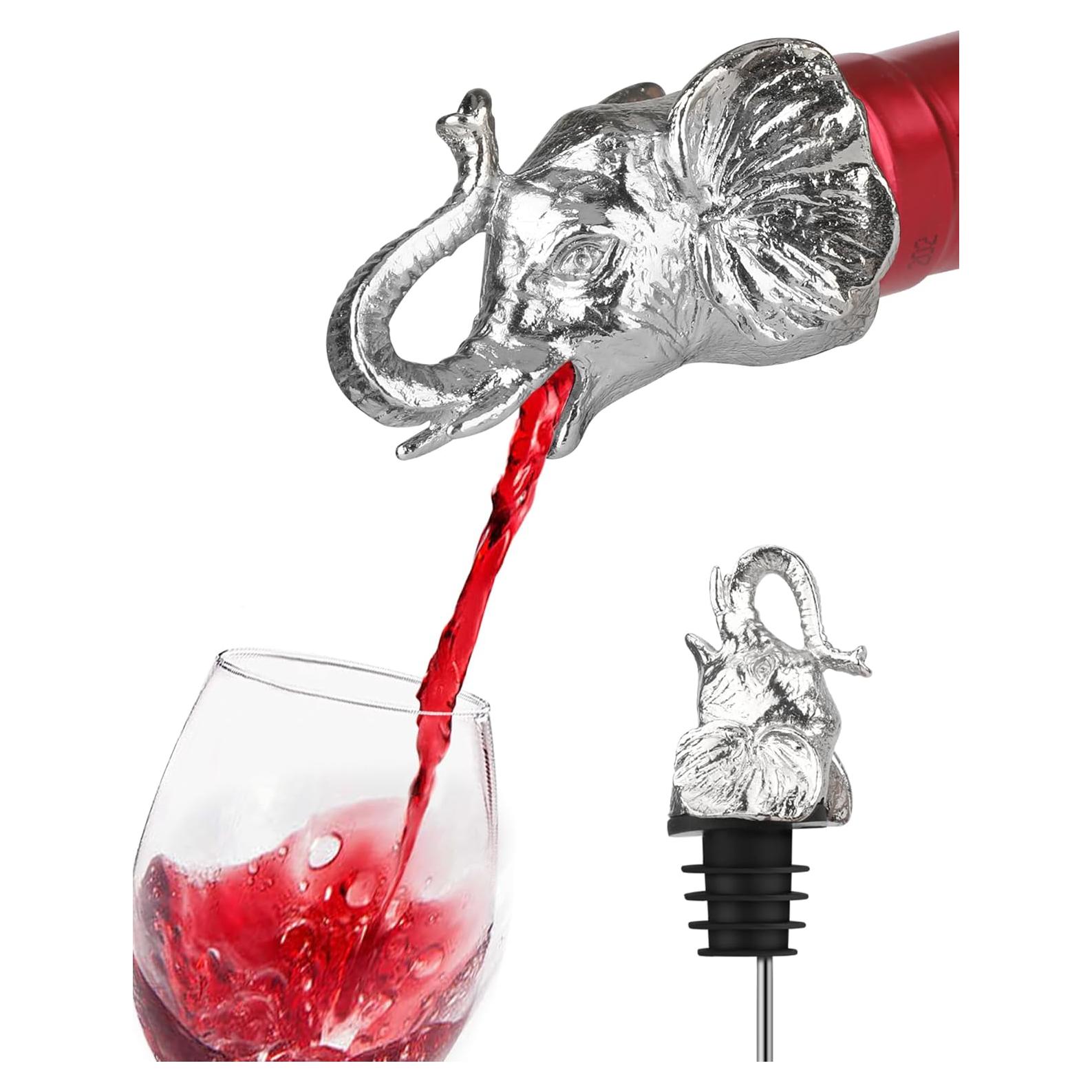 Vertedor de Vino Elefante Sodknow - Acero Inoxidable, 72g