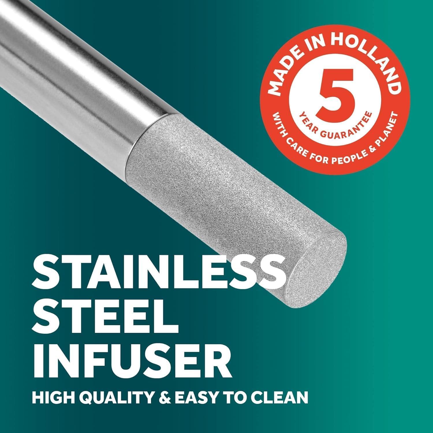 Aerador de Vino Airtender con Varita de Acero Inoxidable