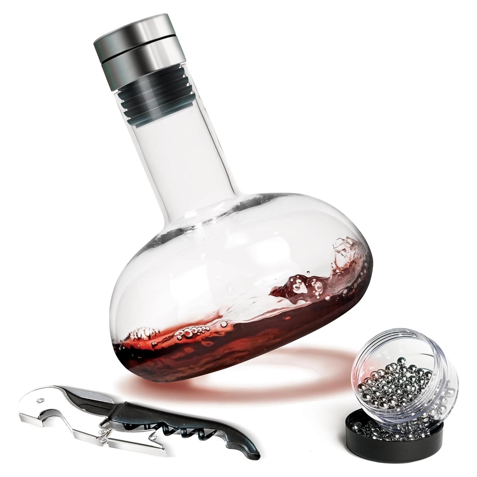 Decantador de Vino Tinto Modern Innovations con Aerador 0.95L