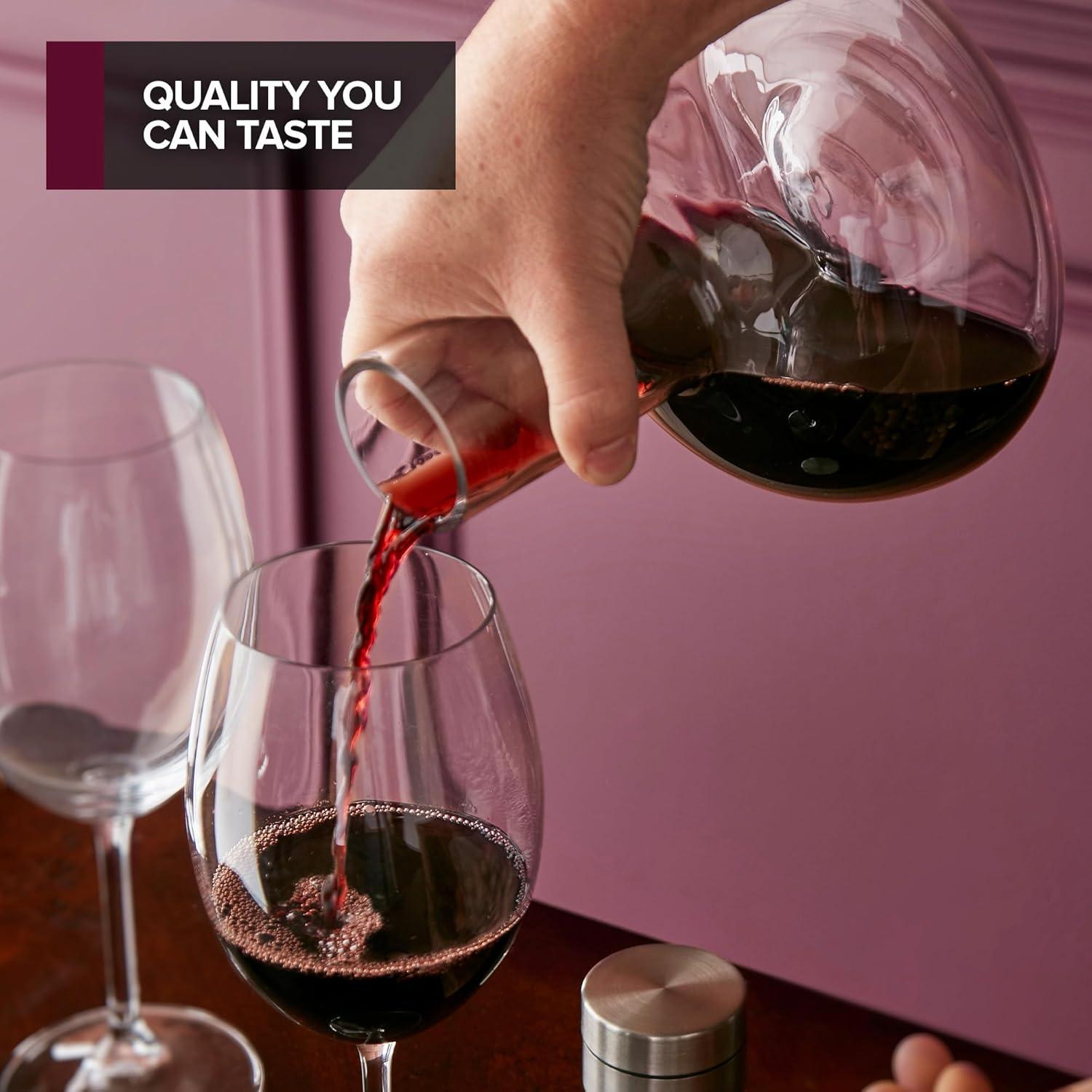 Decantador de Vino Tinto Modern Innovations con Aerador 0.95L