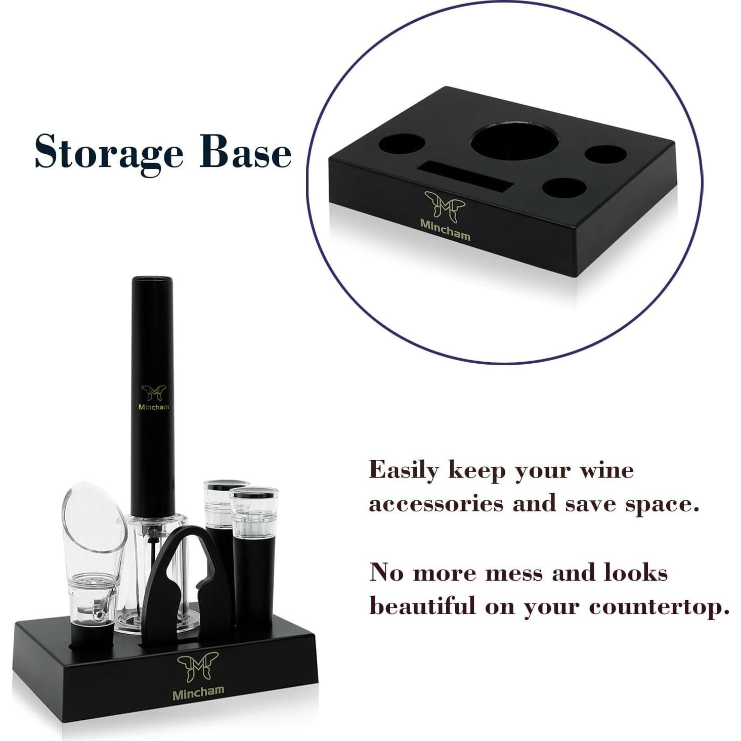 Juego de Abrebotellas de Vino 6 en 1 Mincham con Accesorios