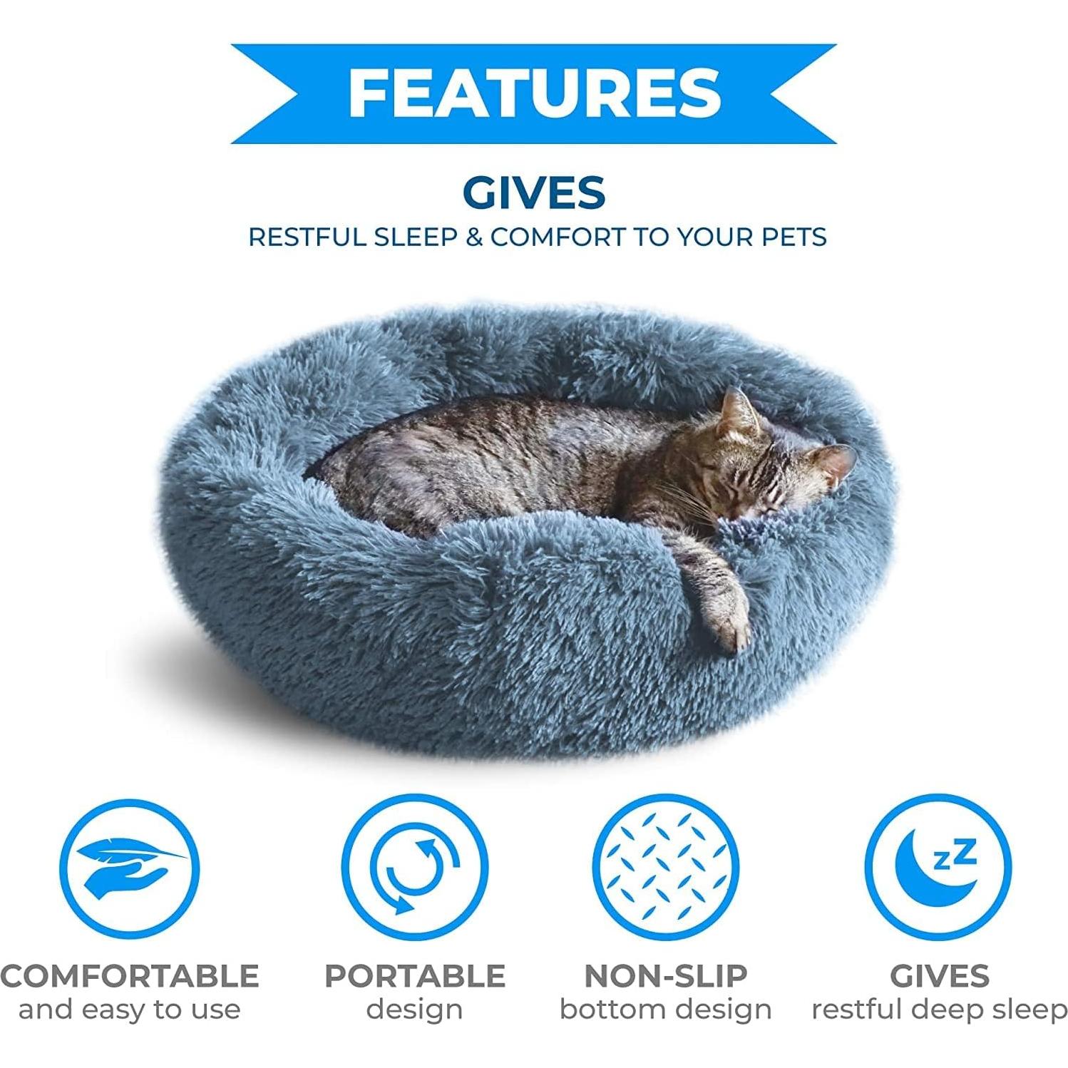 Cama para Gatos Whiskers & Friends 50.8 cm Lavable Suave