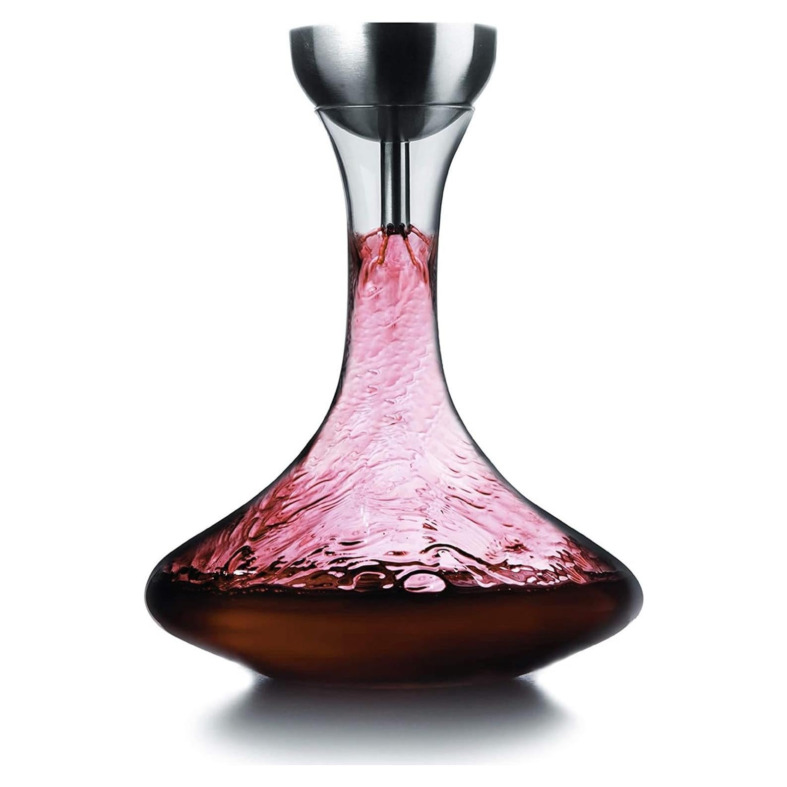 Decantador de Vino Houdini con Embudo y Colador 25.4 cm