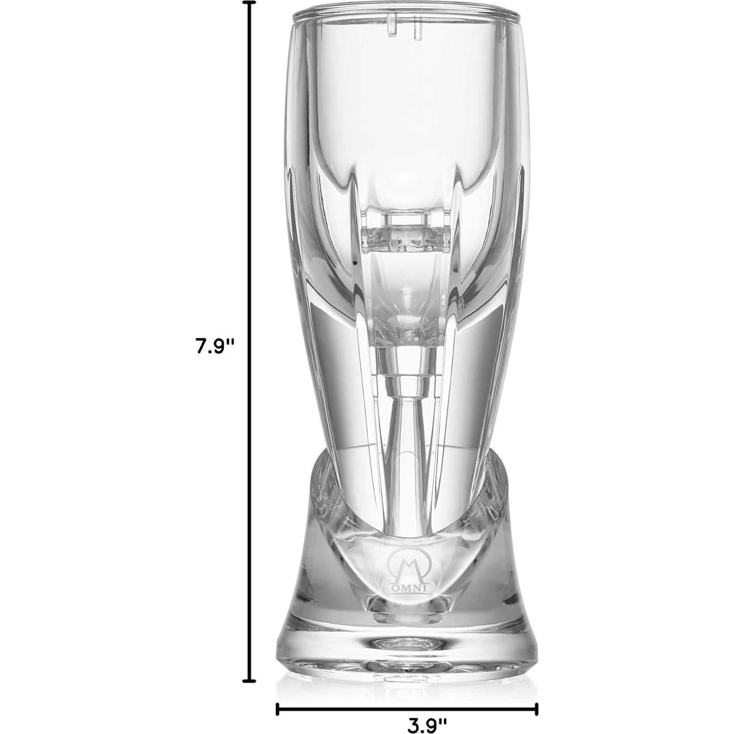 Aireador de Vino Vintorio Omni - Acrílico Premium con Soporte
