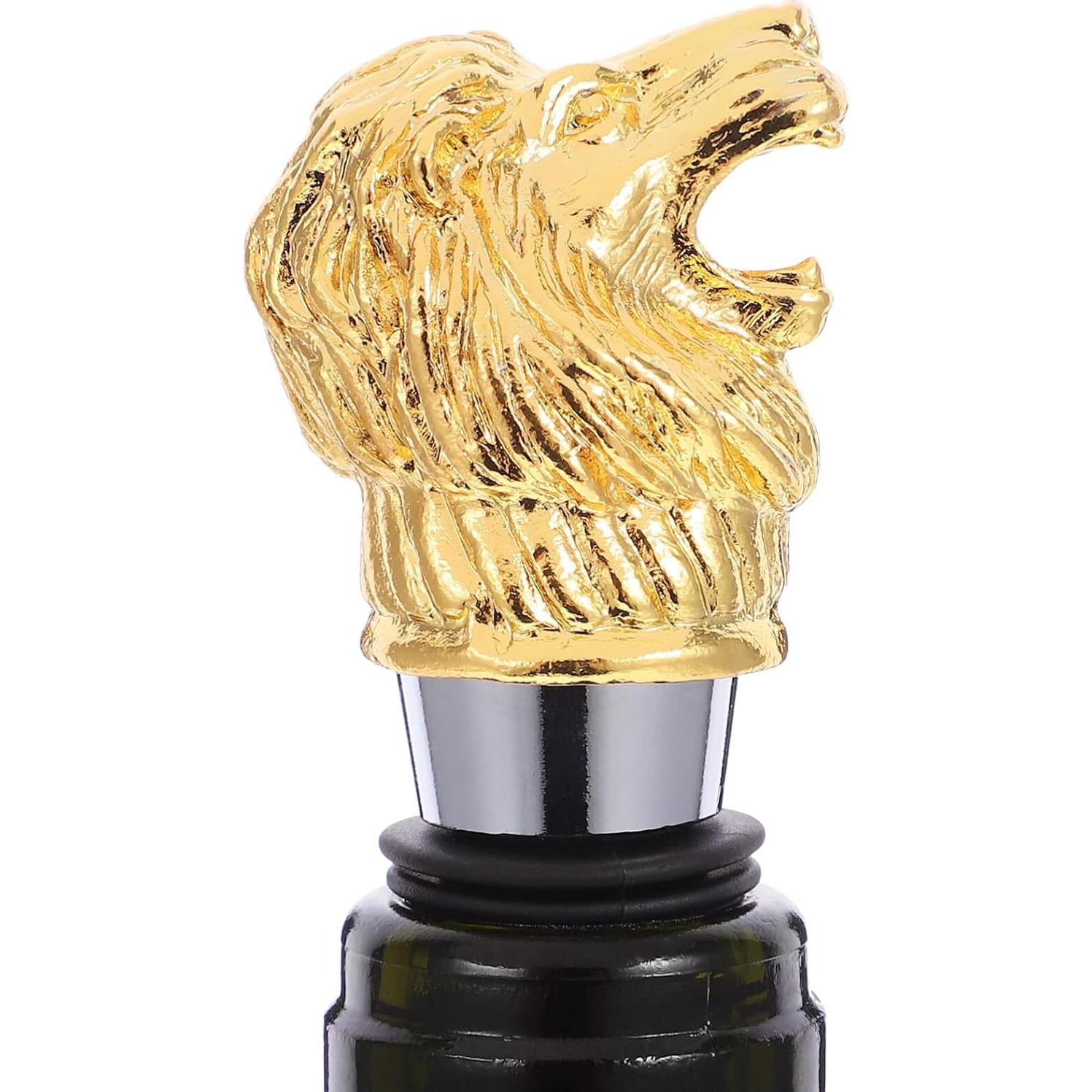 Vertedor de Vino Gatuida León Dorado de Aleación 108g