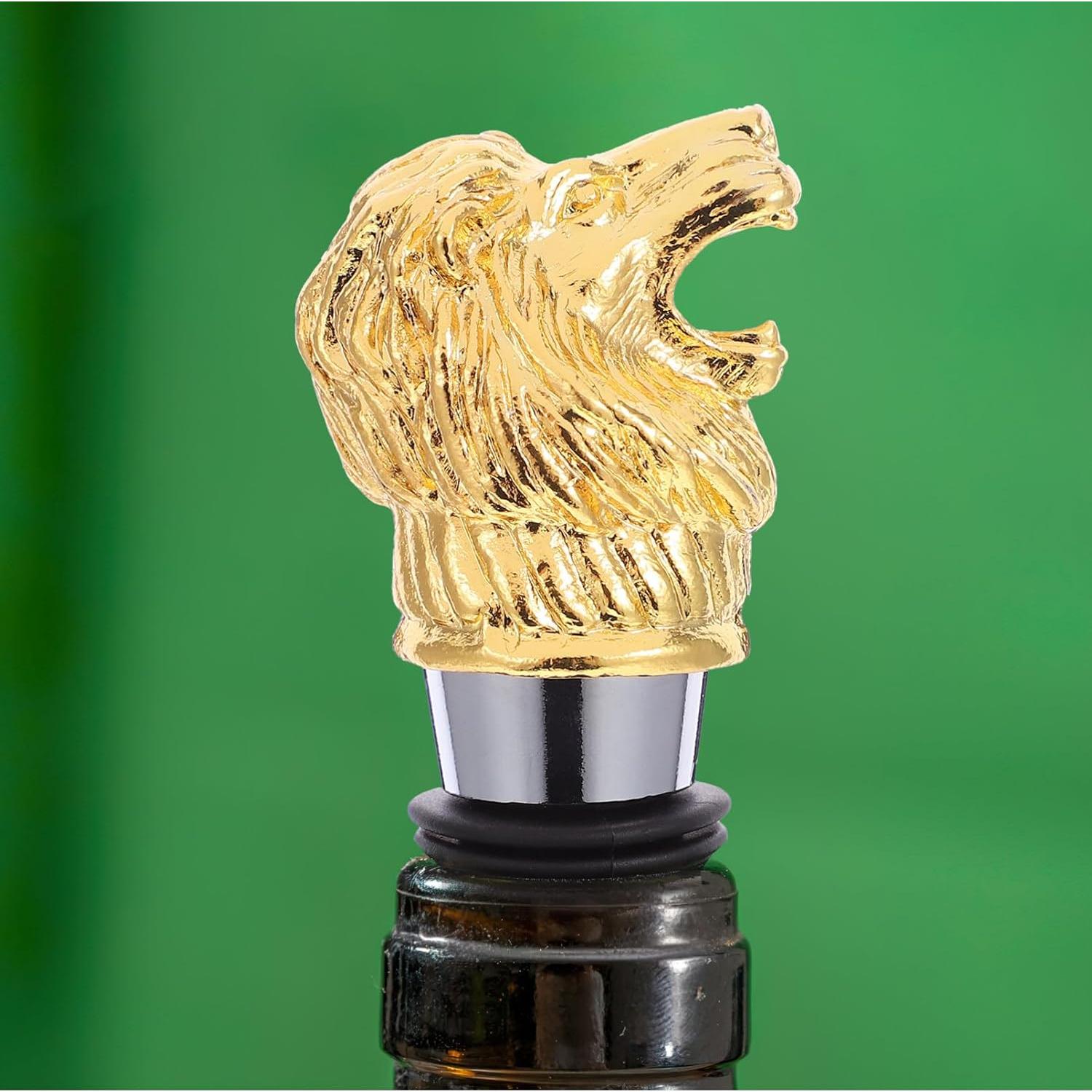 Vertedor de Vino Gatuida León Dorado de Aleación 108g