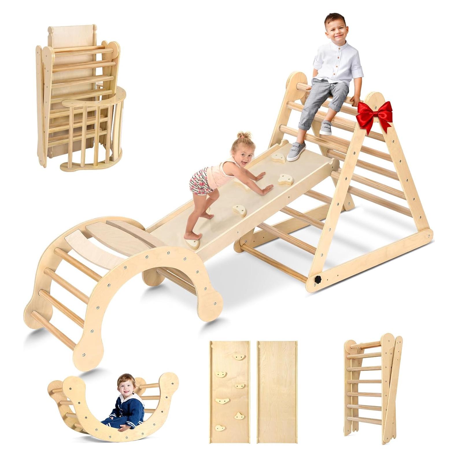 Conjunto de Escalada Pikler Dripex para Niños 1-3 Años