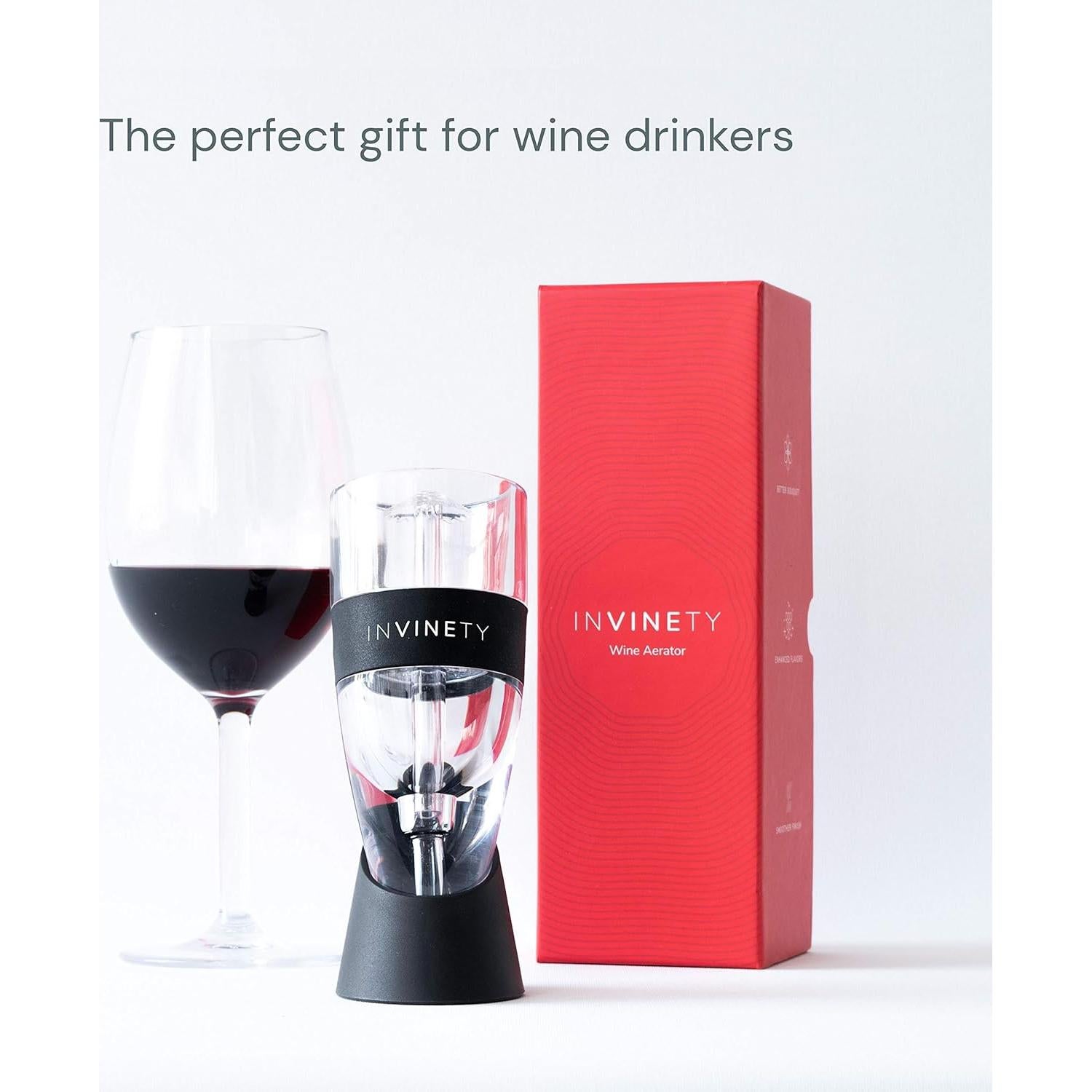 Aireador de Vino Invinety - Oxigenador y Decantador Portátil