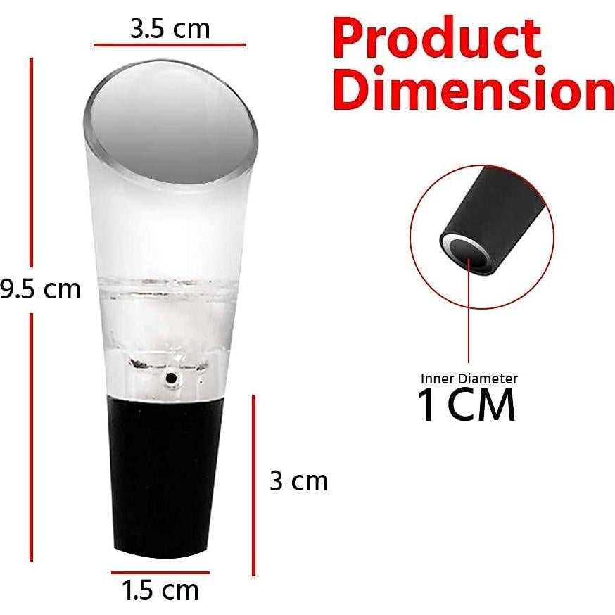 Aereador y dispensador de vino Trovety 2 en 1 - 29.57 ml
