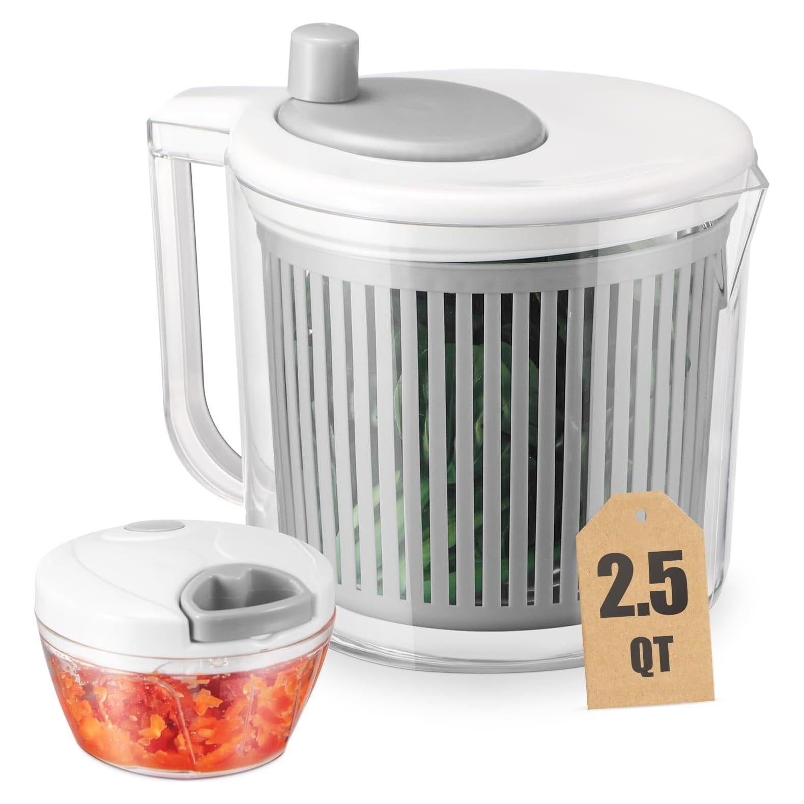 Escurridor de Ensalada CherHome 2.37L con Picadora Manual