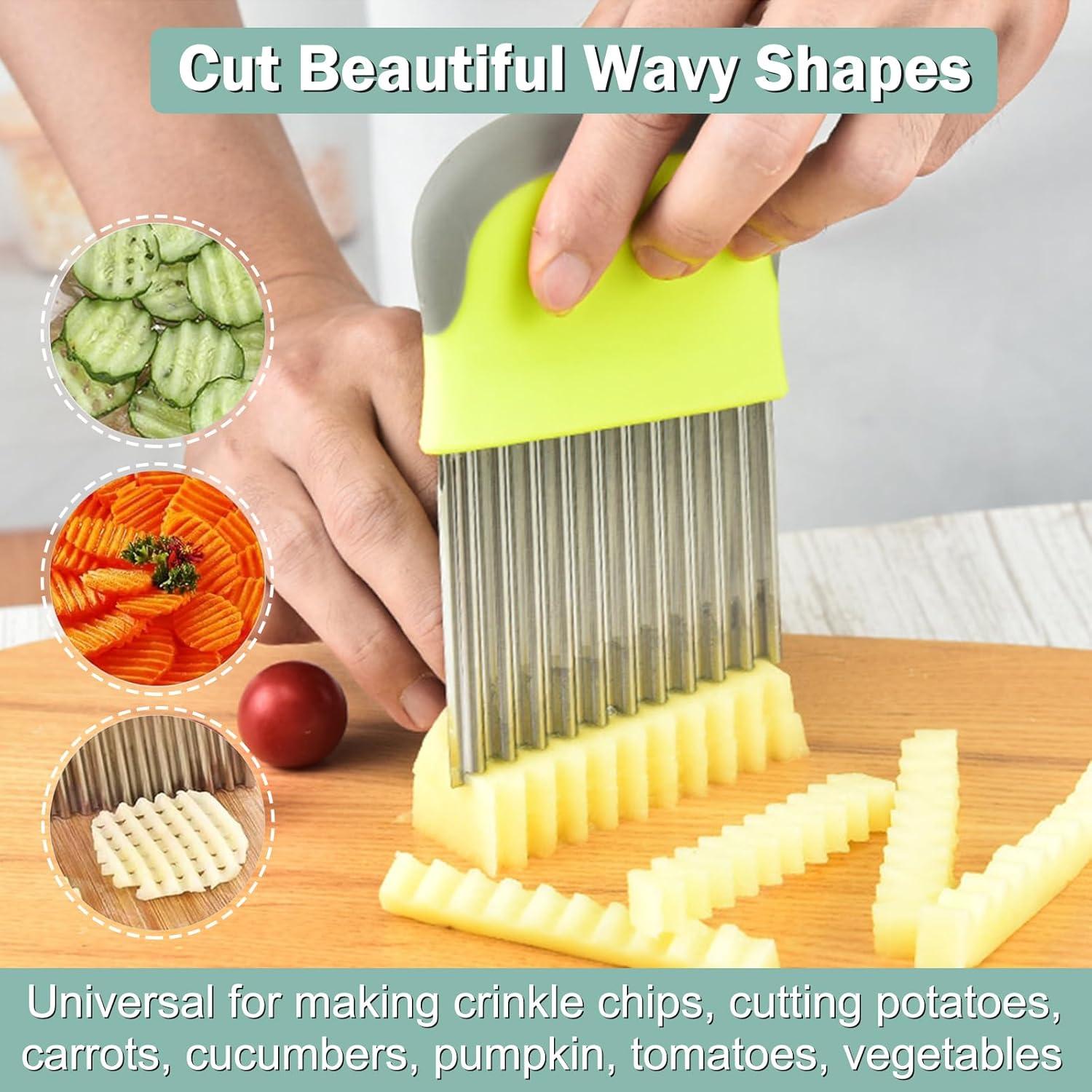 Cortador de Ondas FANTEXY para Verduras - Acero Inoxidable