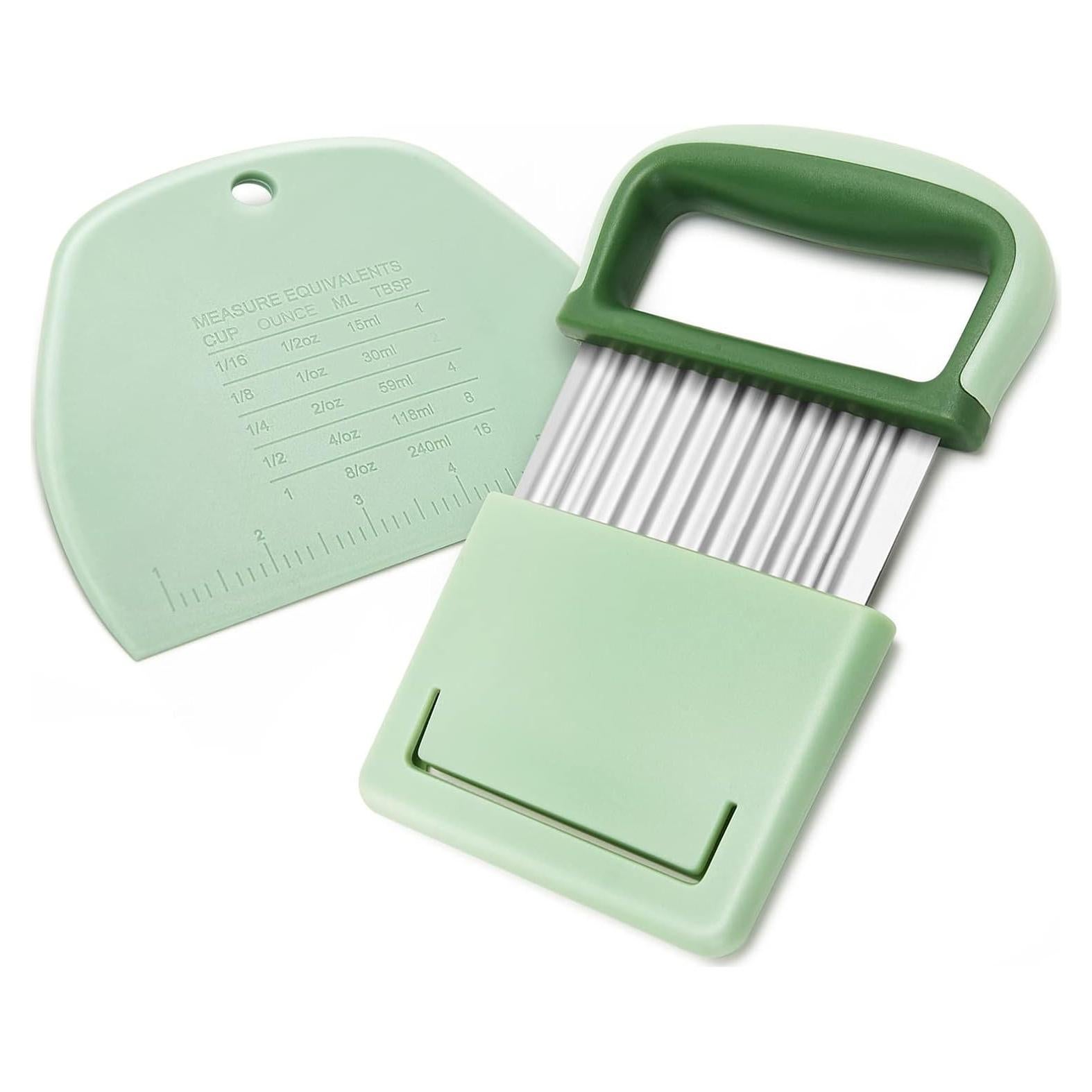 Cortador de Verduras COLGRE Ondas Acero Inoxidable 2 Piezas