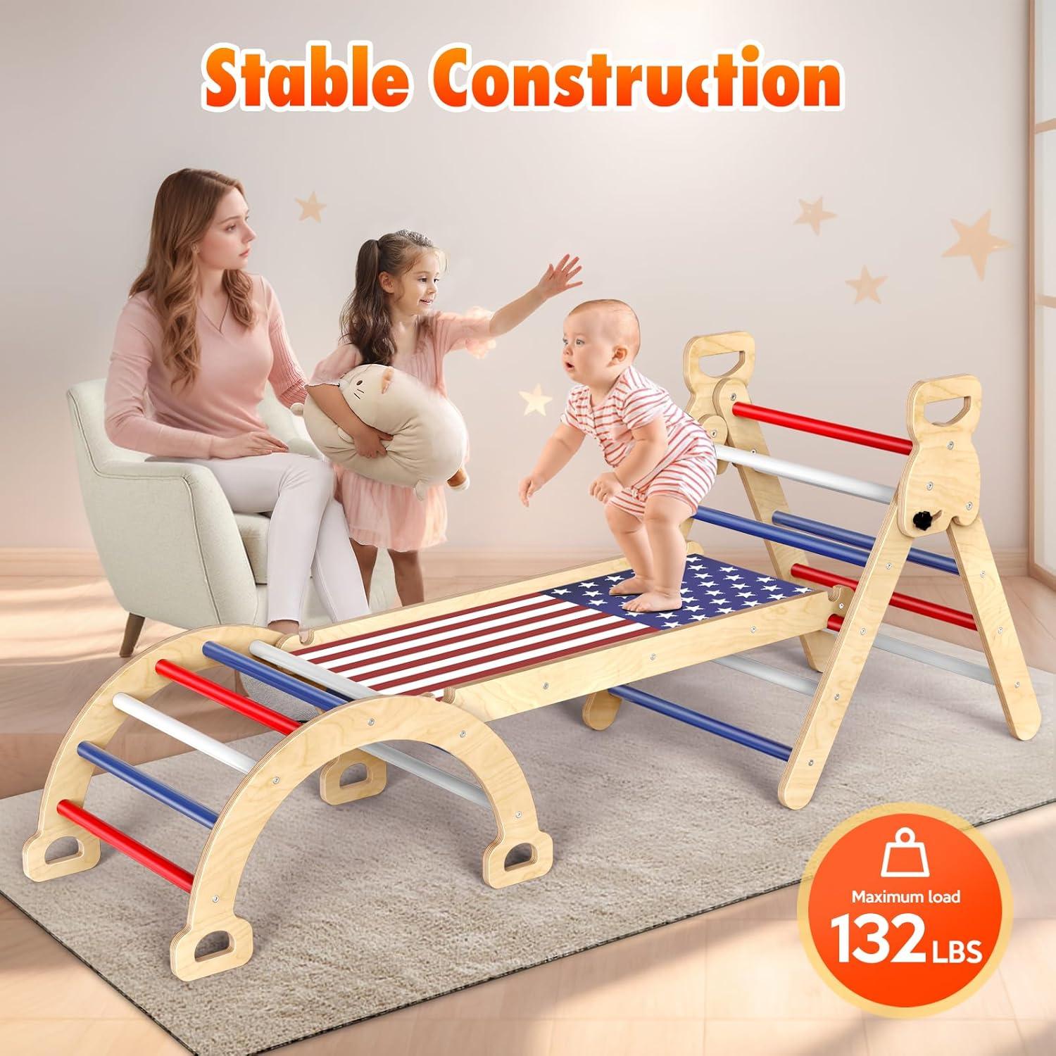 Conjunto de Escalada Montessori Xickboke Triángulo 3 Piezas